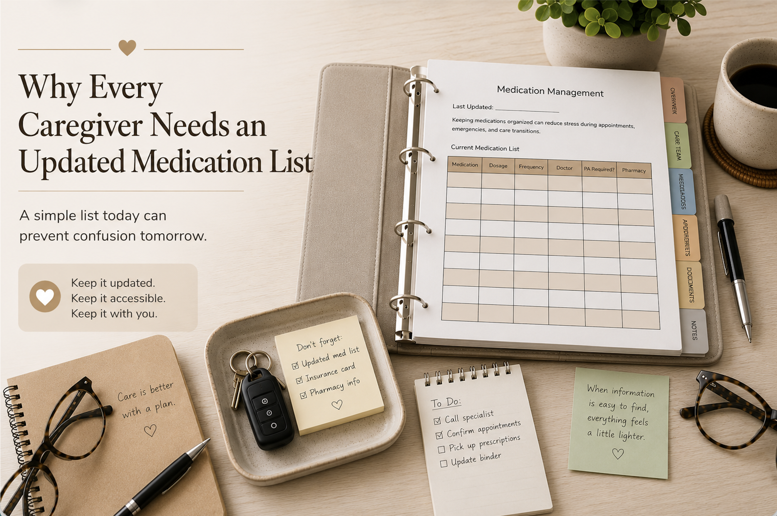 Why Every Caregiver Needs an Updated Medication List