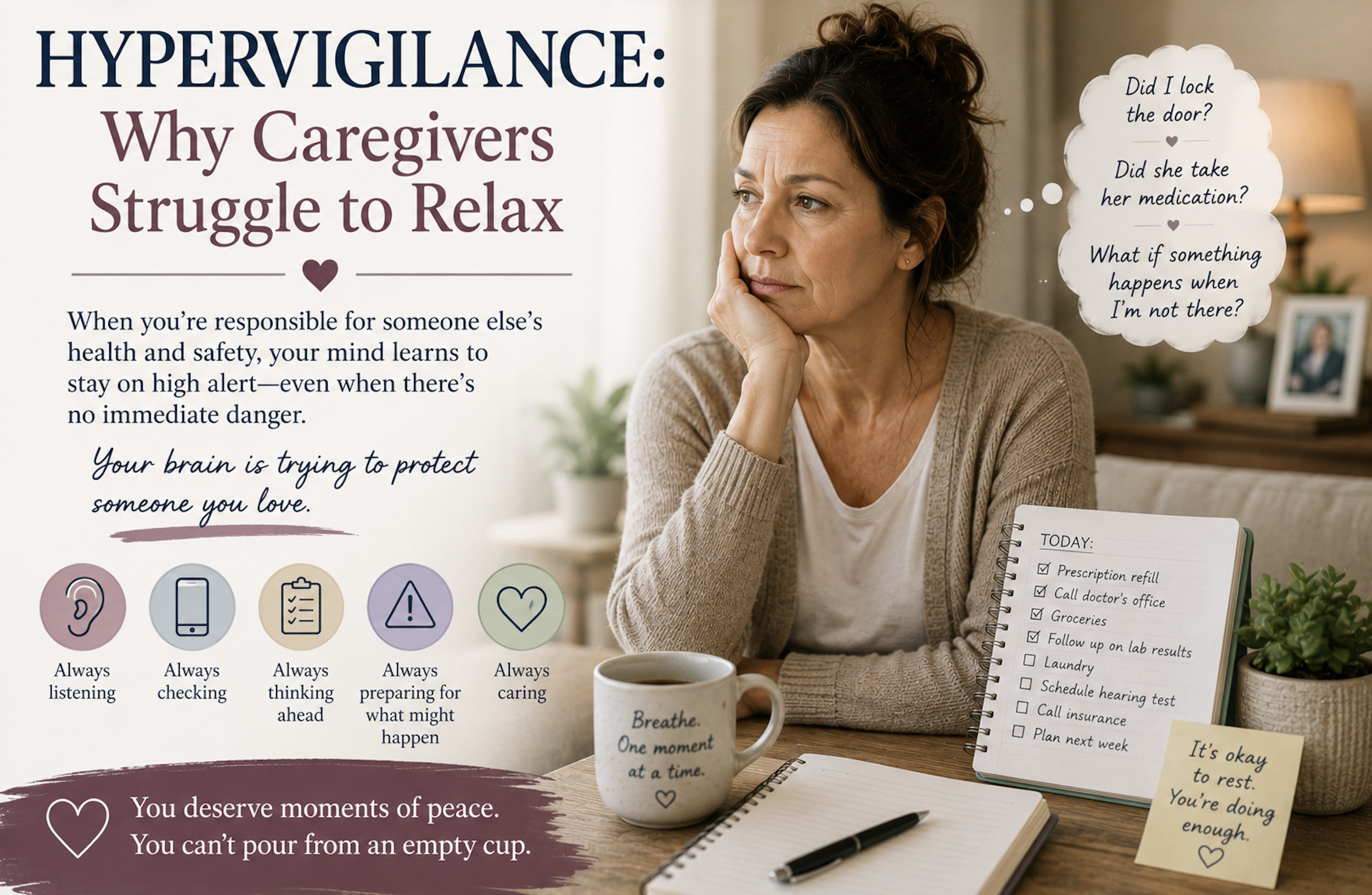 Hypervigilance: Why Caregivers Struggle to Relax
