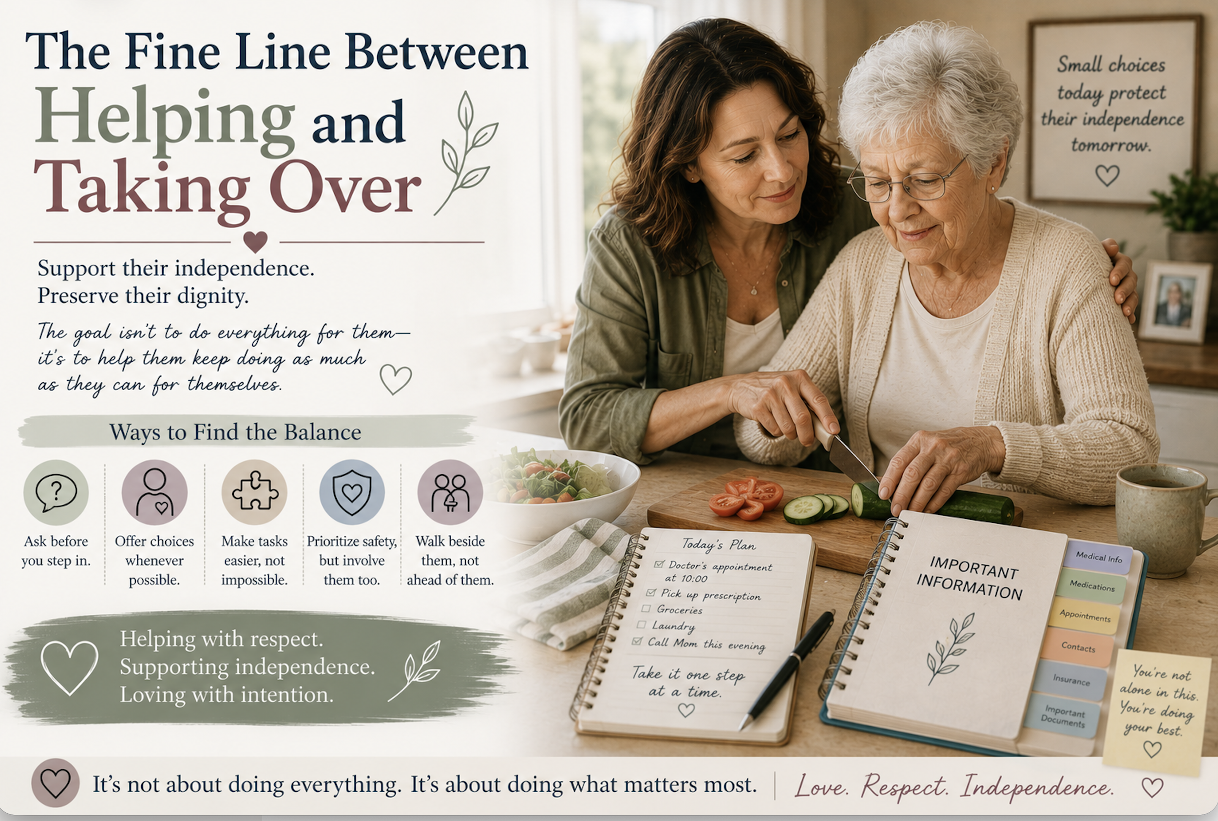 The Fine Line Between Helping and Taking Over