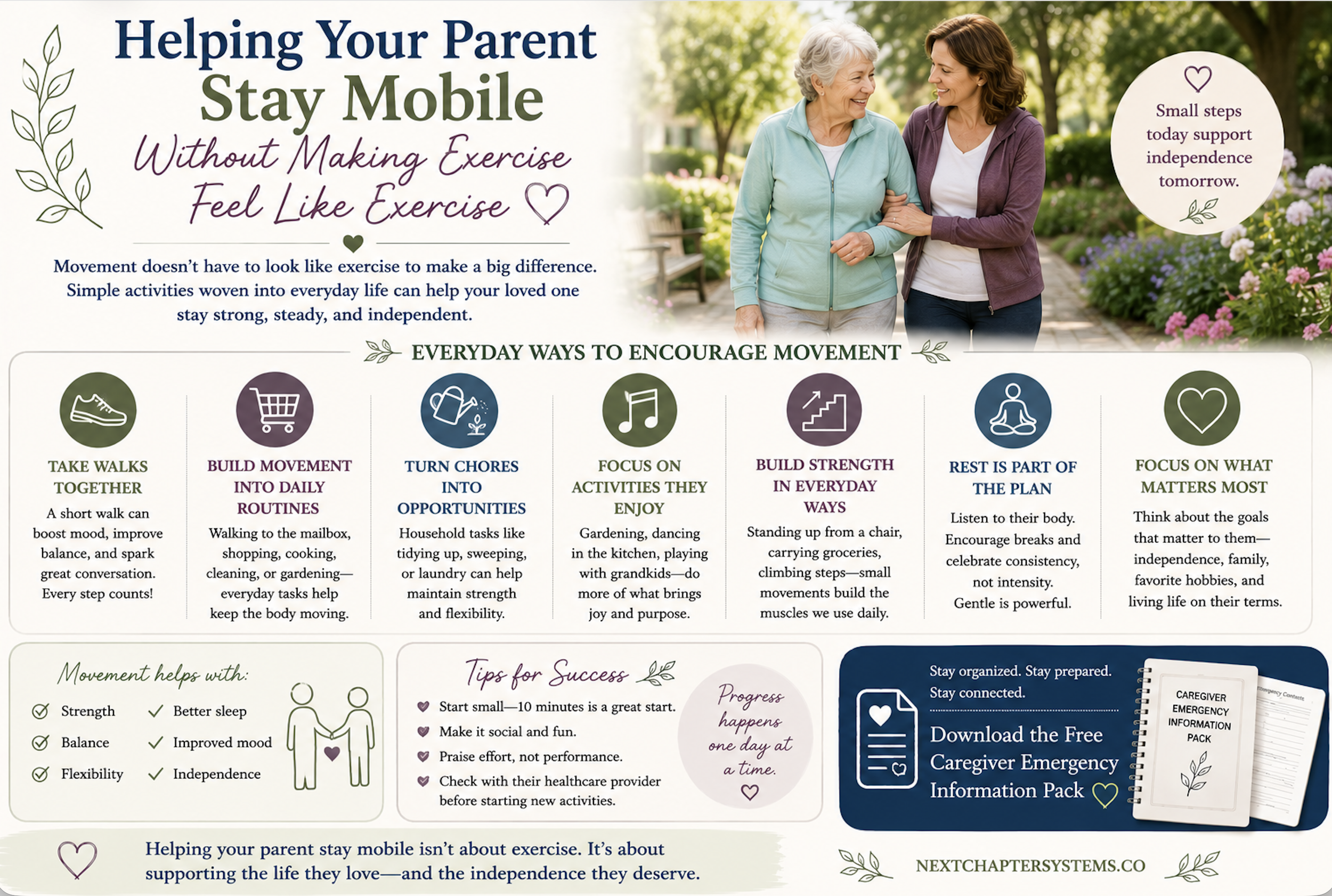 Helping Your Parent Stay Mobile Without Making Exercise Feel Like Exercise