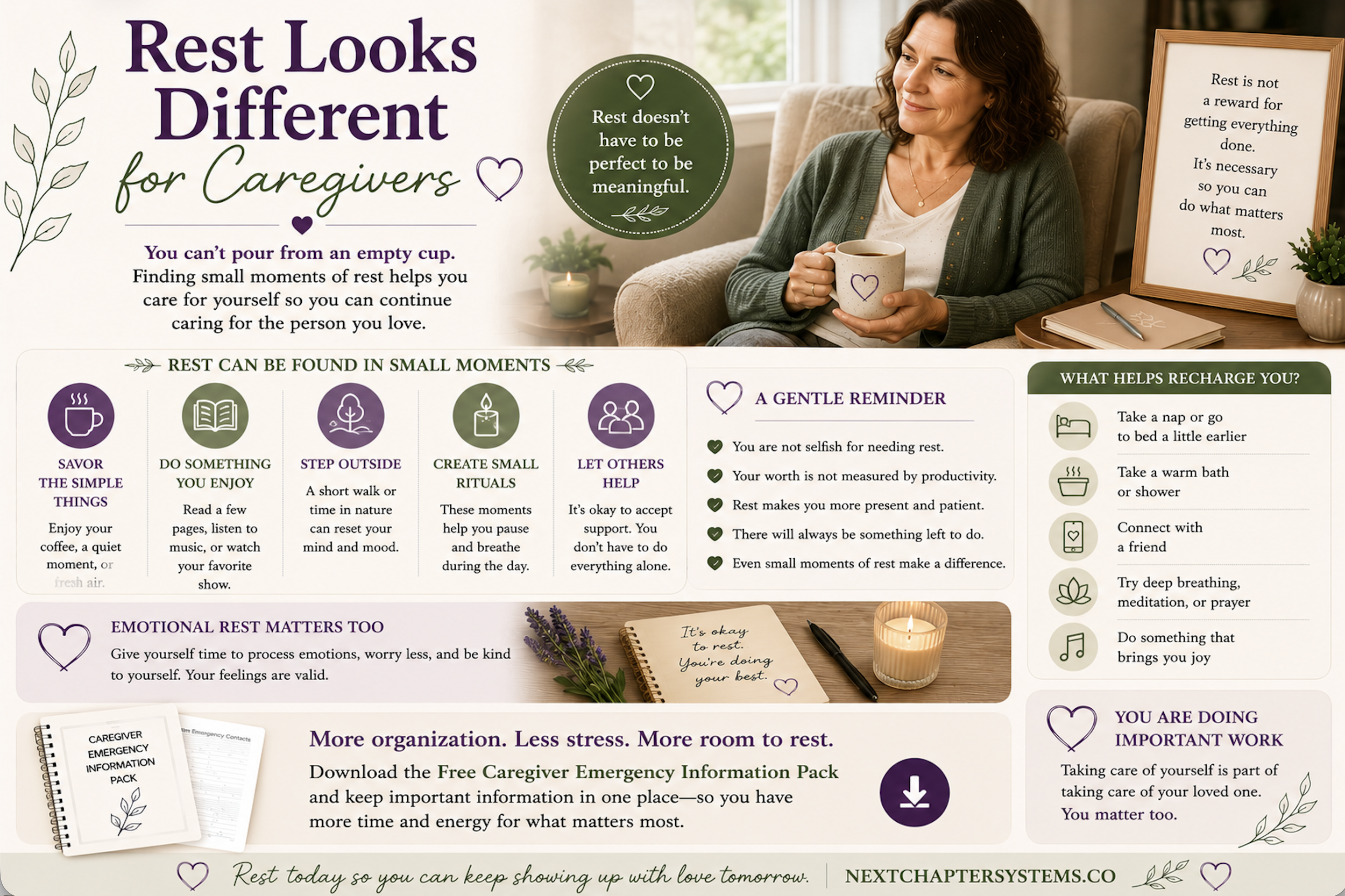 Rest Looks Different for Caregivers