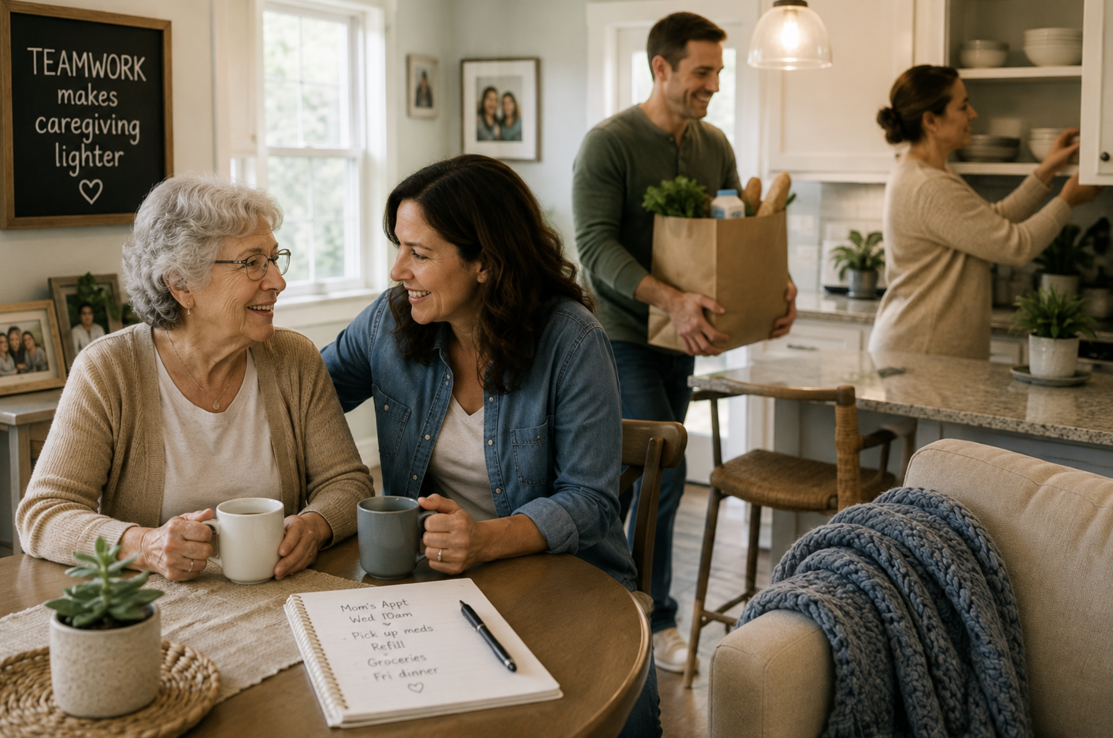When Caregiving Becomes a Team Effort