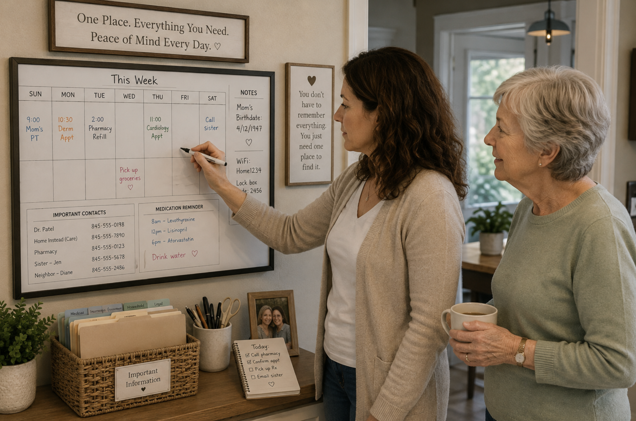 Creating a Caregiver Command Center