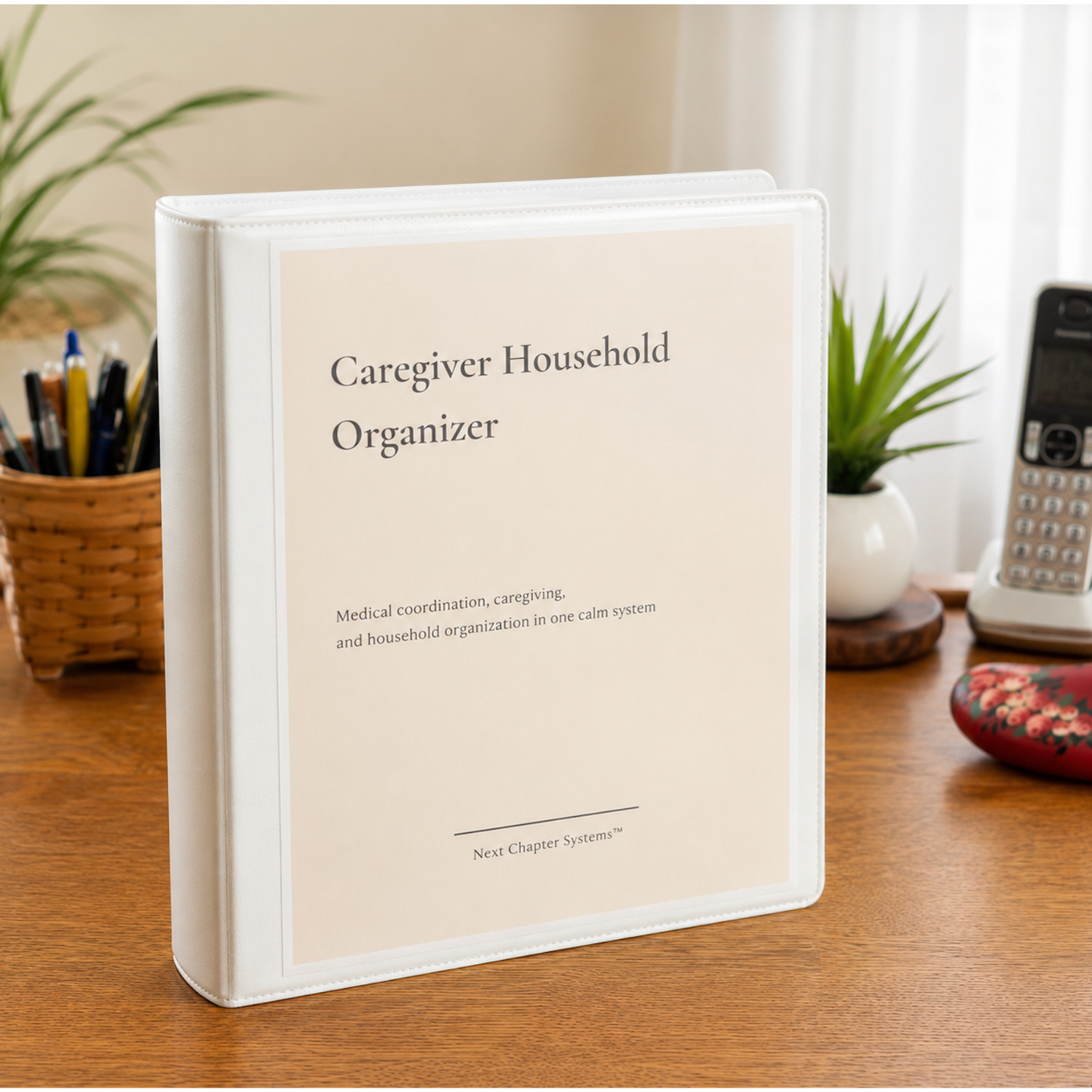 Caregiver Household Organizer™ Premium Binder