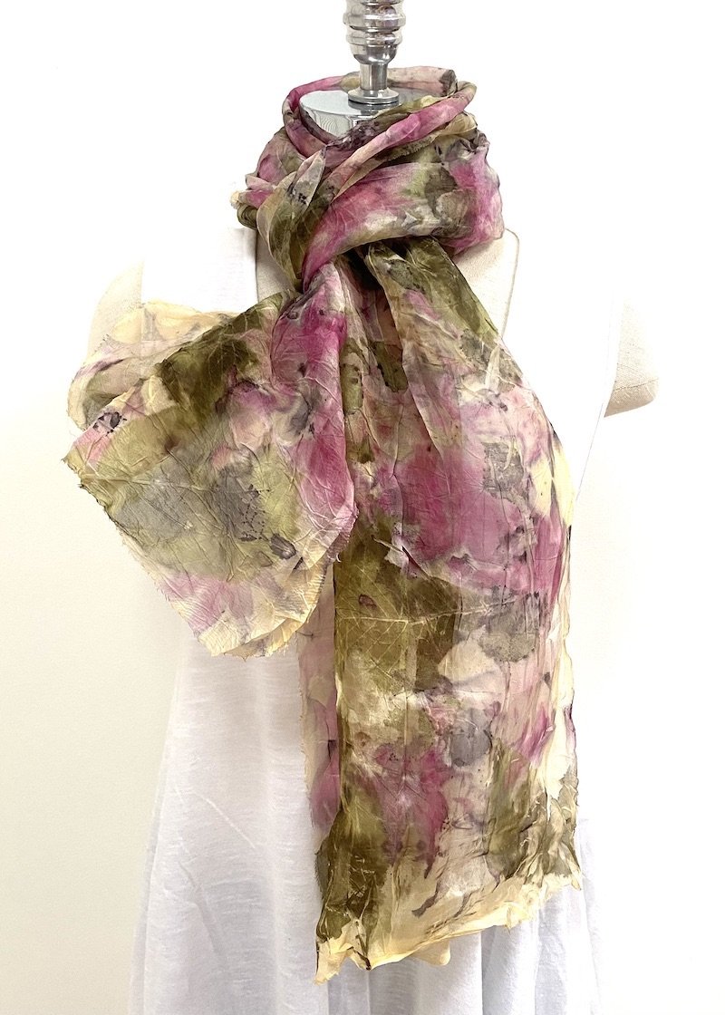 Textured Silk Organza Scarf