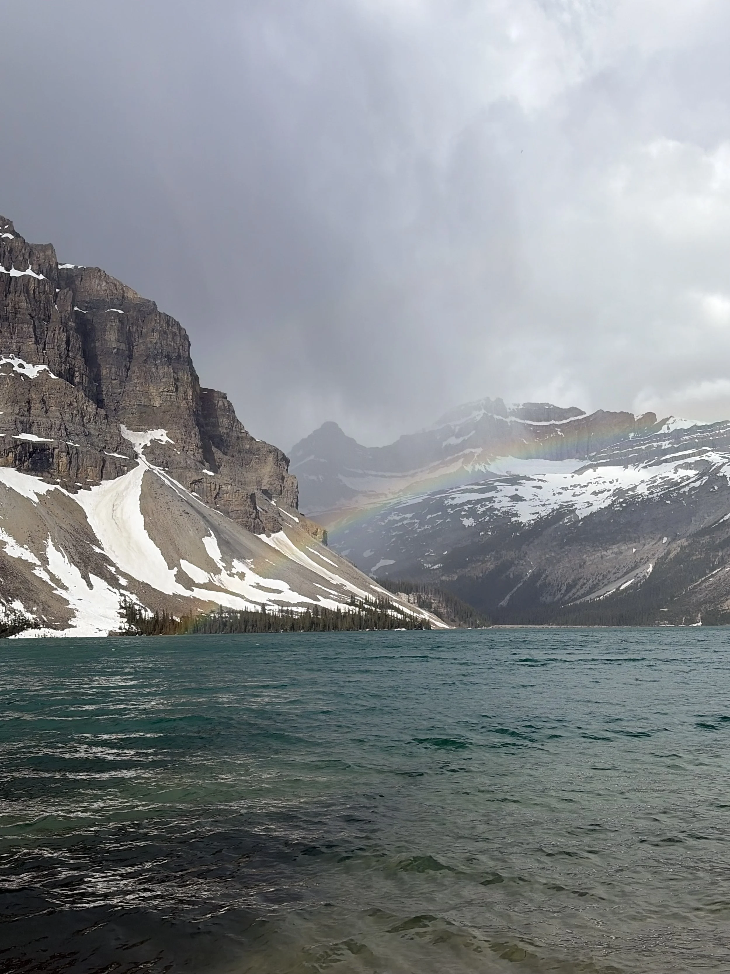 Bow Lake in Banff National Park, Alberta, Canada  