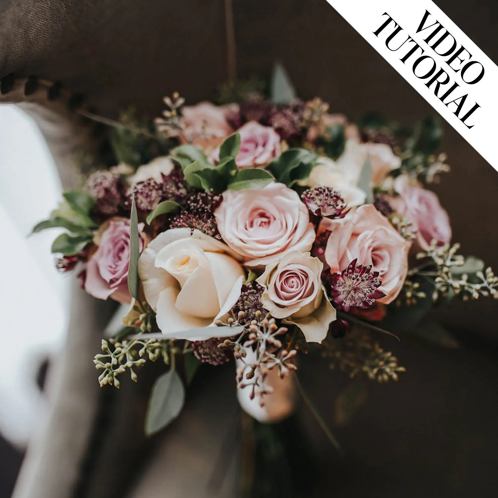 Bridal Hand-Tied Bouquet Video Tutorial