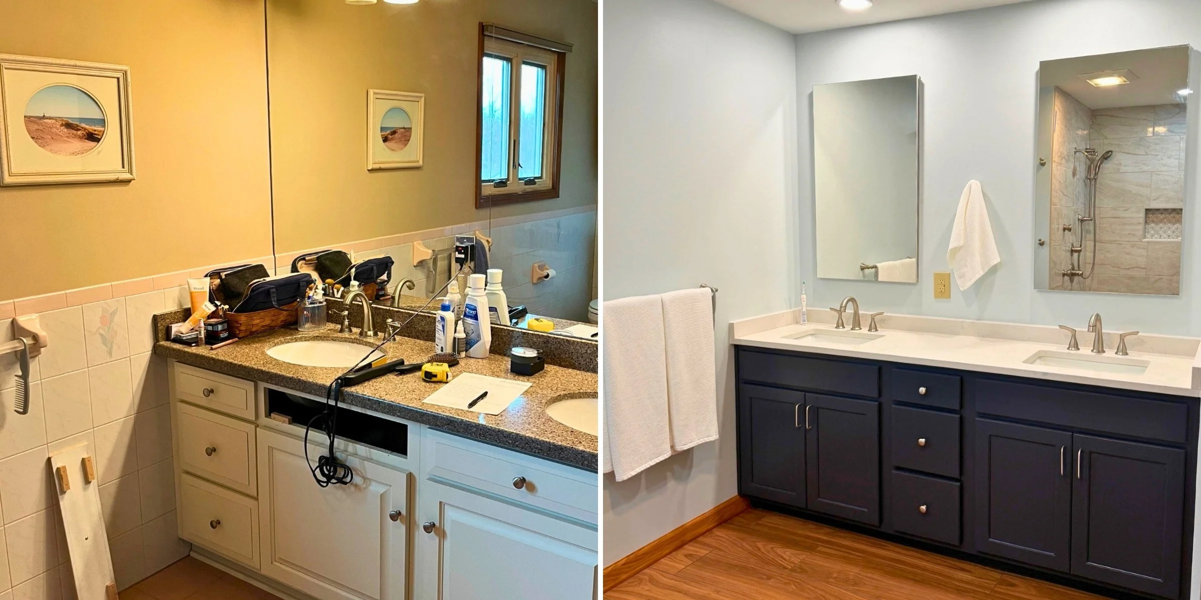 Bathroom Remodel Before & After