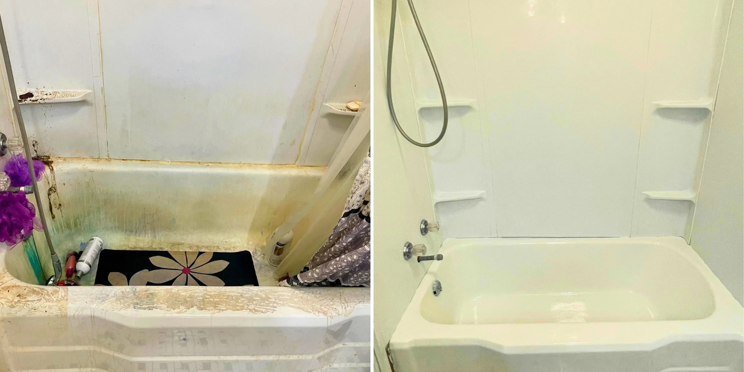Bathtub Refinishing Before & After