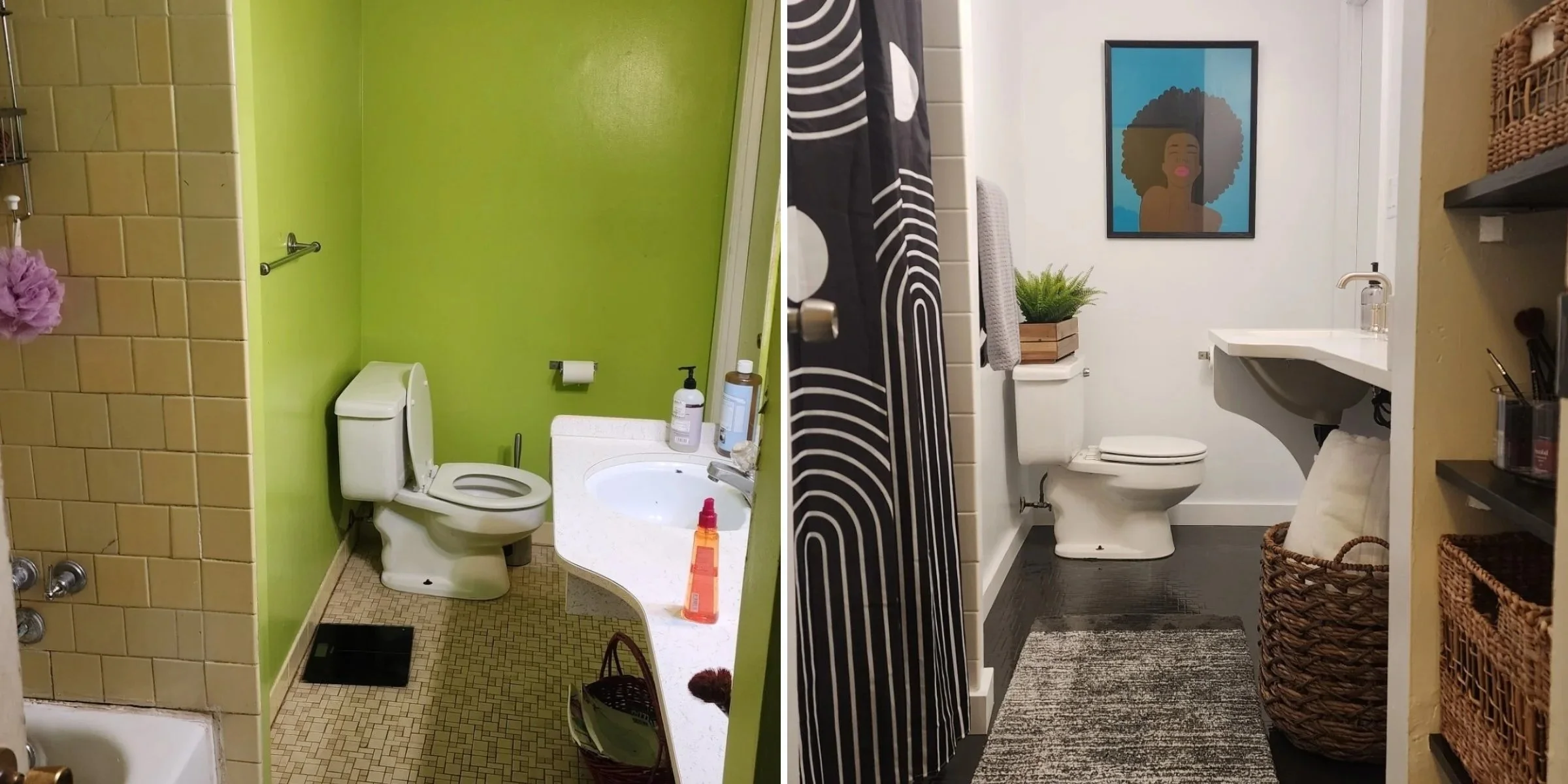Bathroom Remodel Before & After