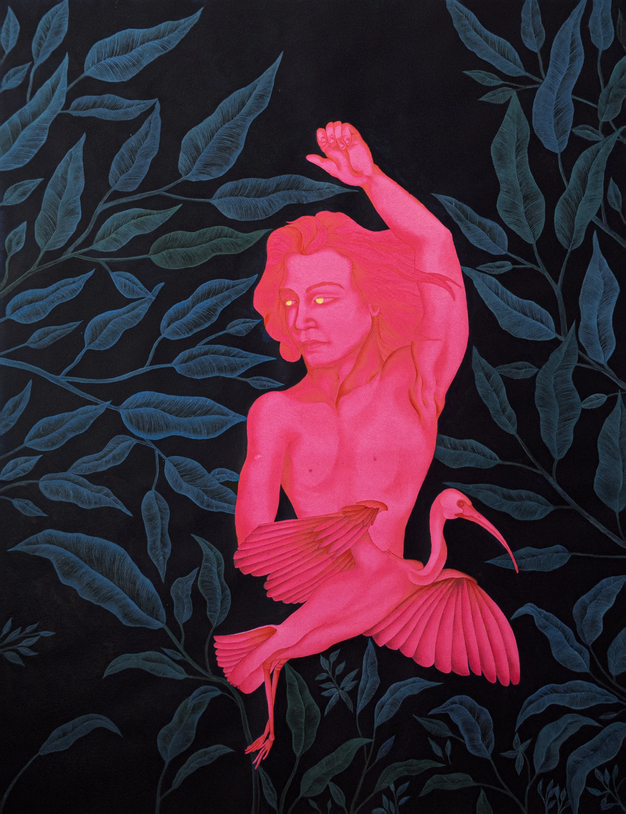 Noi, 2026,
Acrylic on paper,
80×110 cm