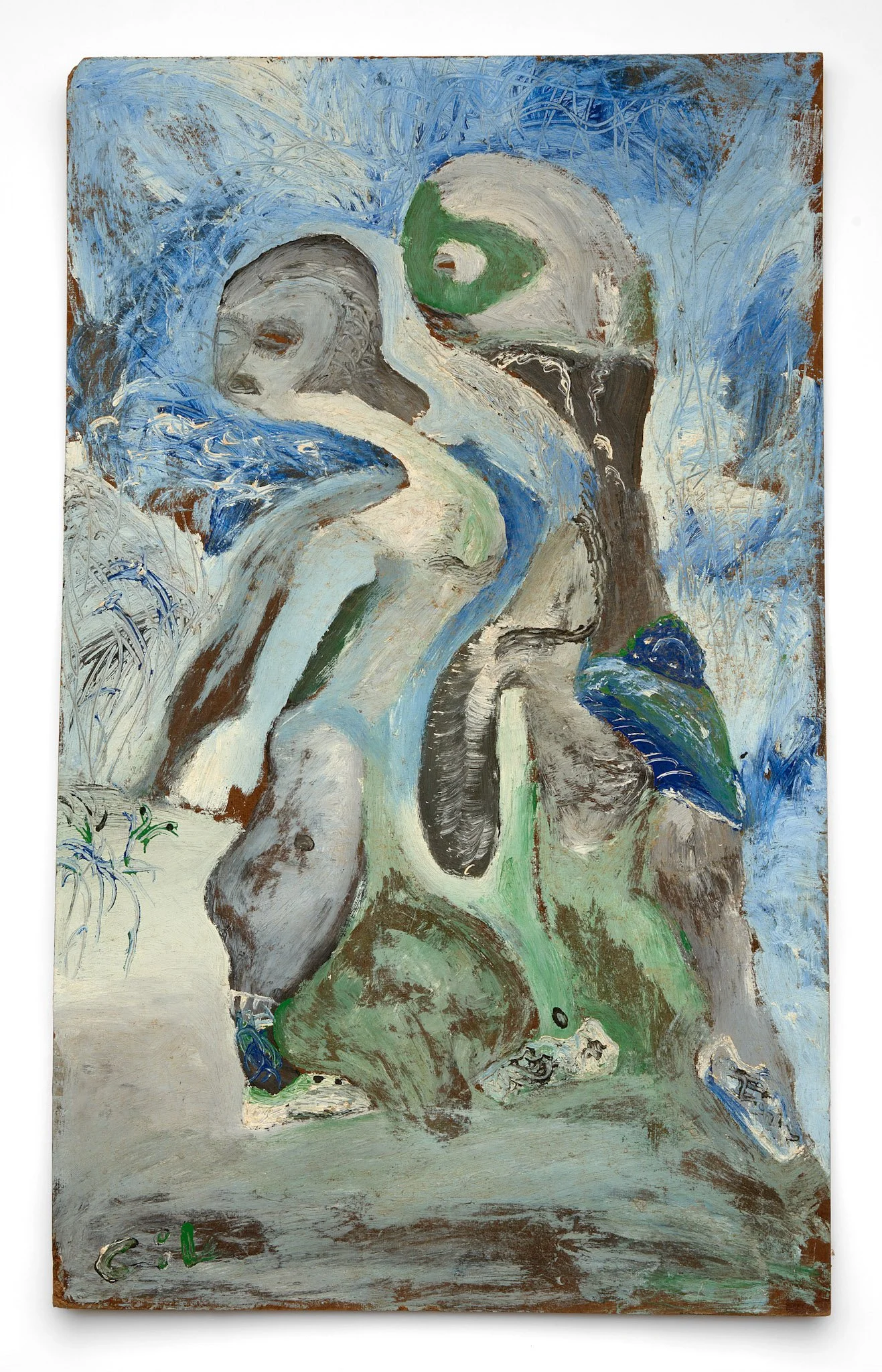 Coming Out of the Forest, 1987,
Paint on Masonite