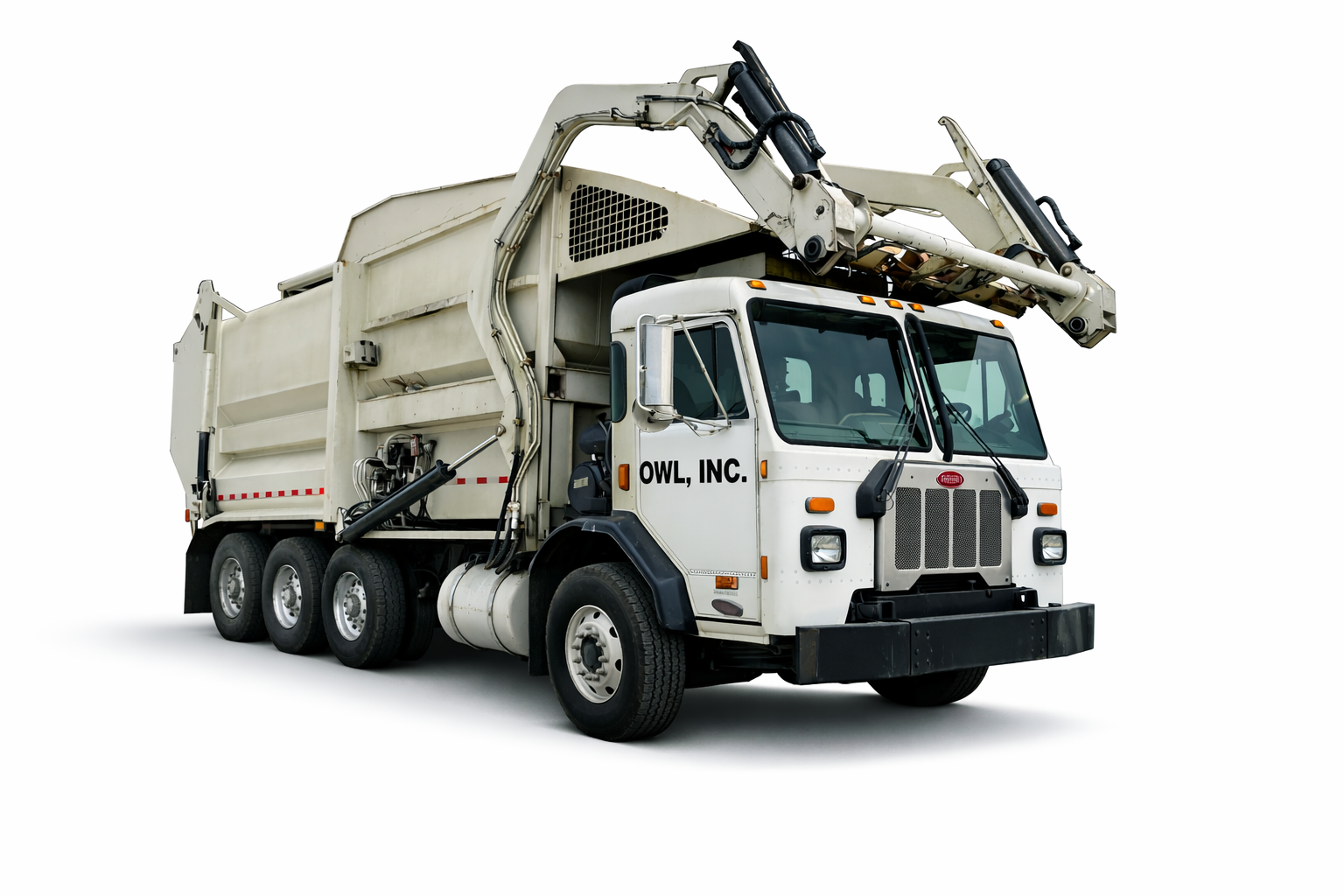 OWL garbage truck used for TENORM hauling