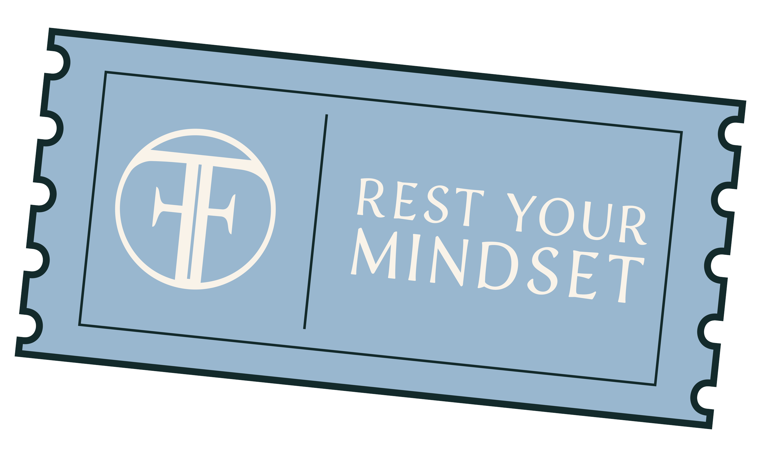 Rest you Mindset Decorative Badge