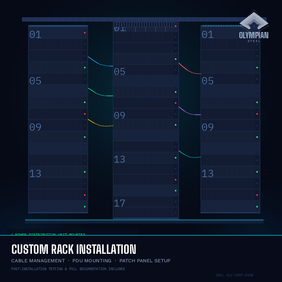 Custom Server Rack Installation