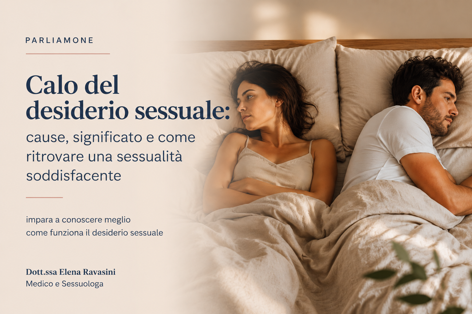       
  
     Calo del desiderio sessuale: cause, significato e come ritrovare una sessualità soddisfacente      “Il desiderio è mancanza, si desidera quello che non si ha, quello che si ha lo si gode.” &nbsp;  Umberto Galimberti     Il termine  des