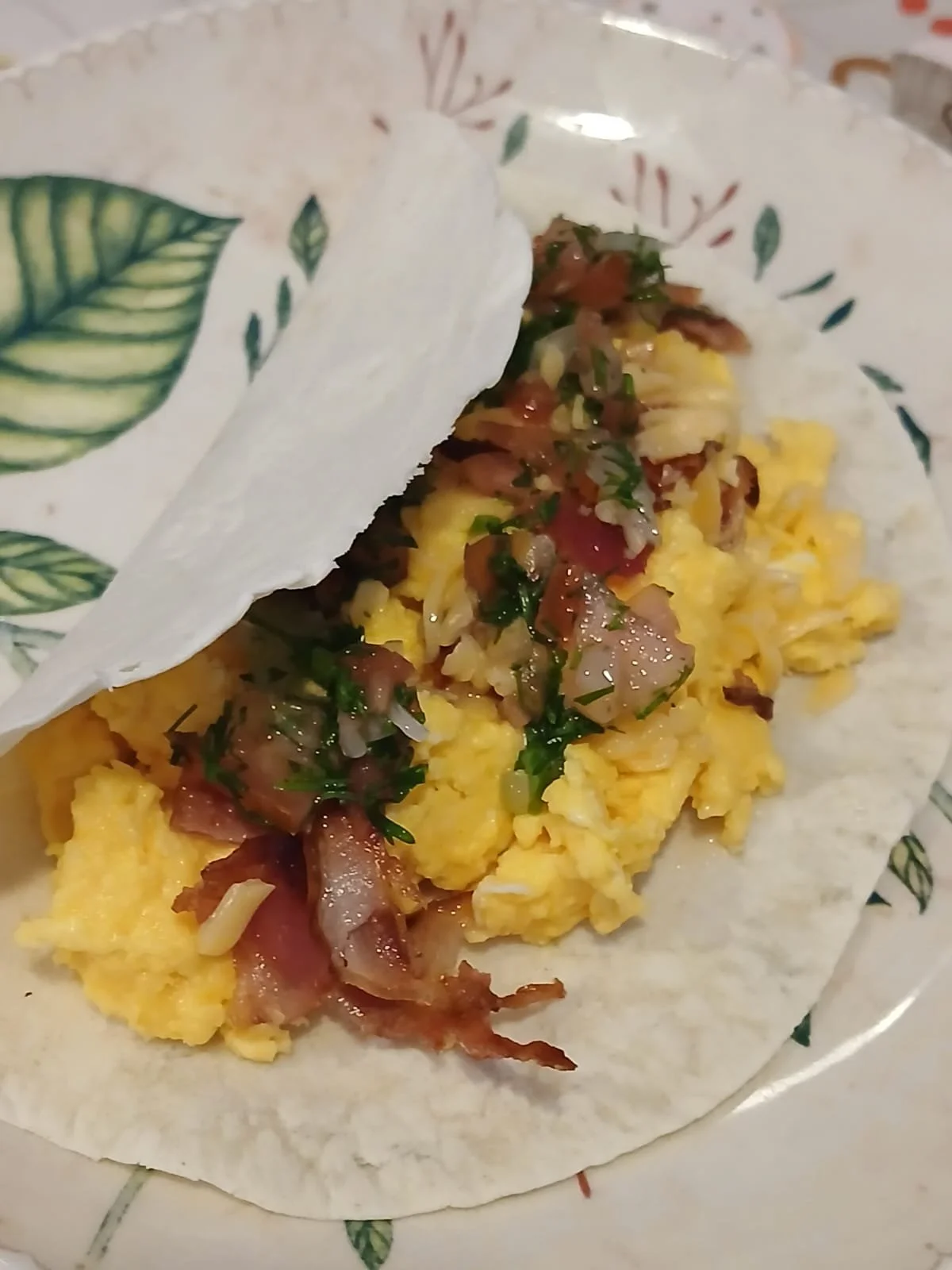 Taco de desayuno