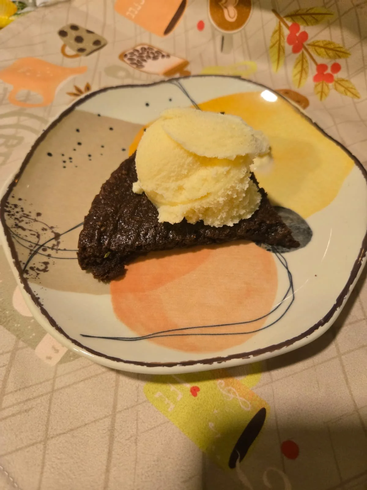 Brownie con Helado