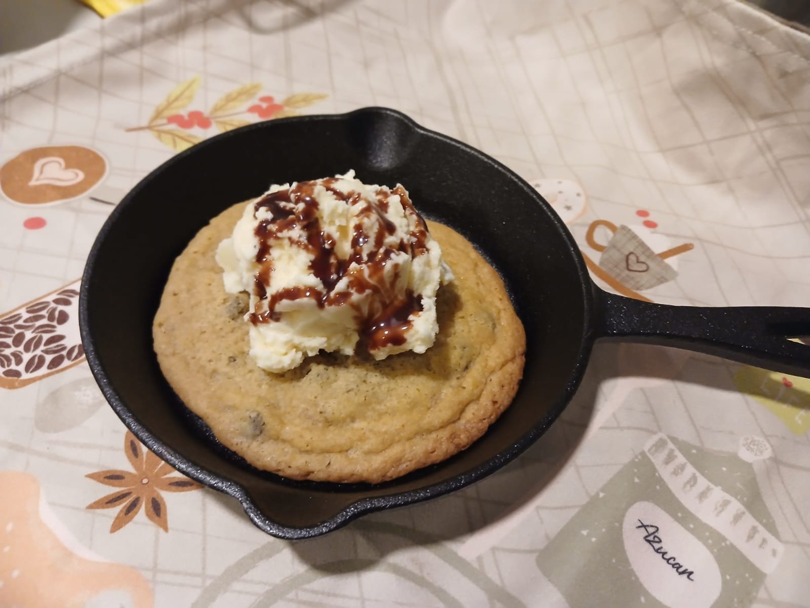 Galleta artesanal con helado
