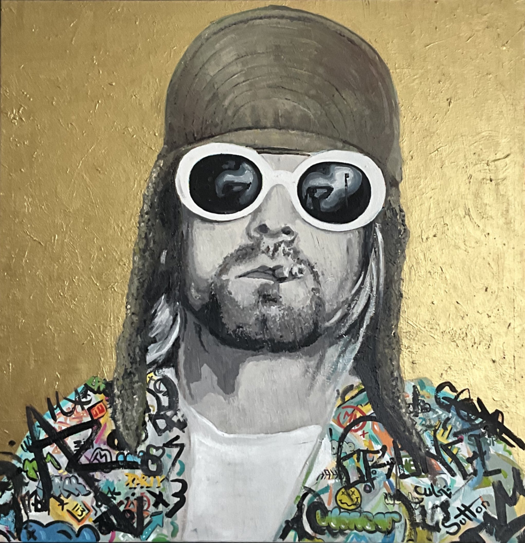 Kurt Cobain on Gold