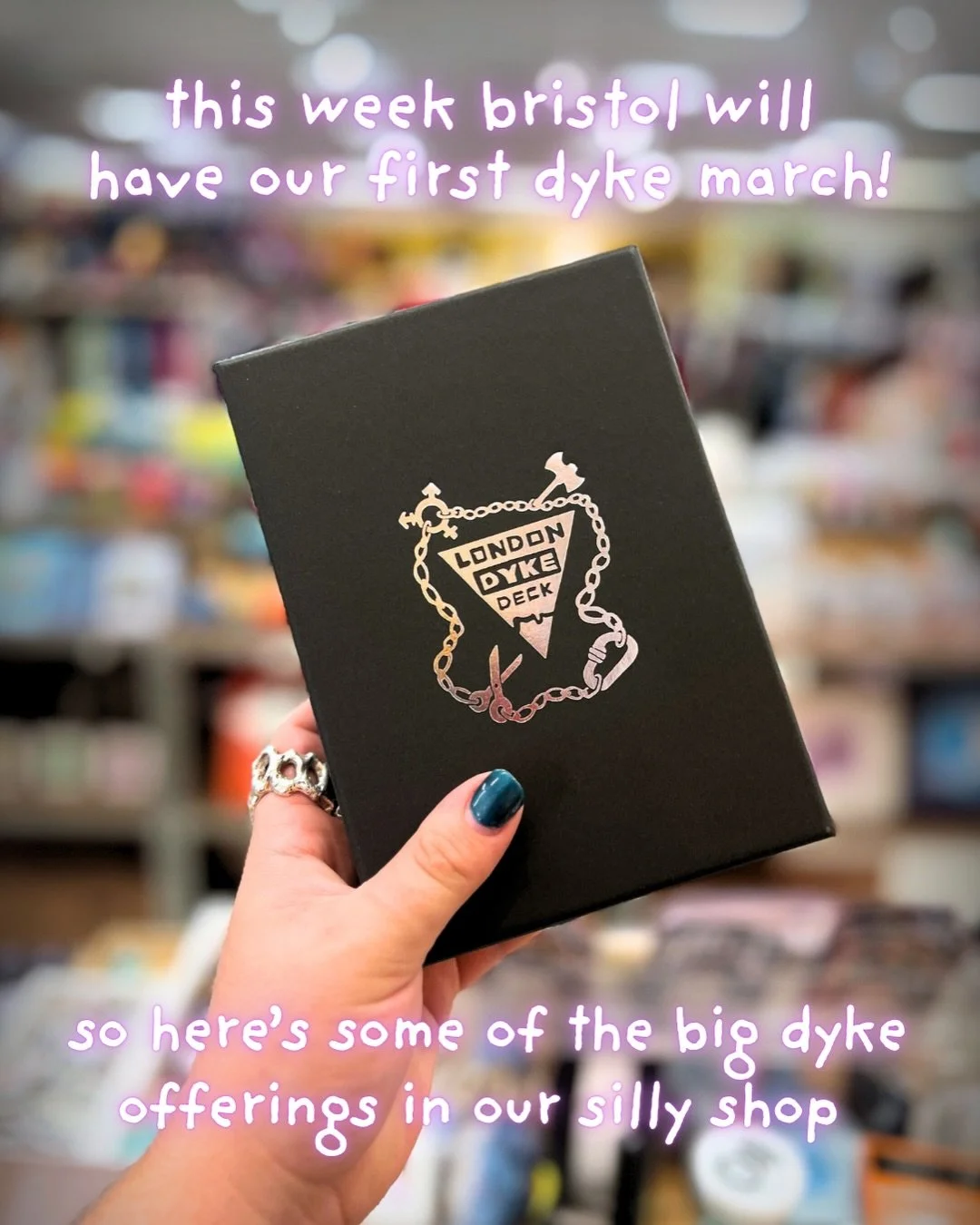 We&rsquo;re very excited for @dykemarch.bristol - and it&rsquo;s perfect timing as this gorgeous card set from @thelondondyke has landed on our shelves ready for you. Thought it would be a good opportunity to showcase a few other excellent dyke and d