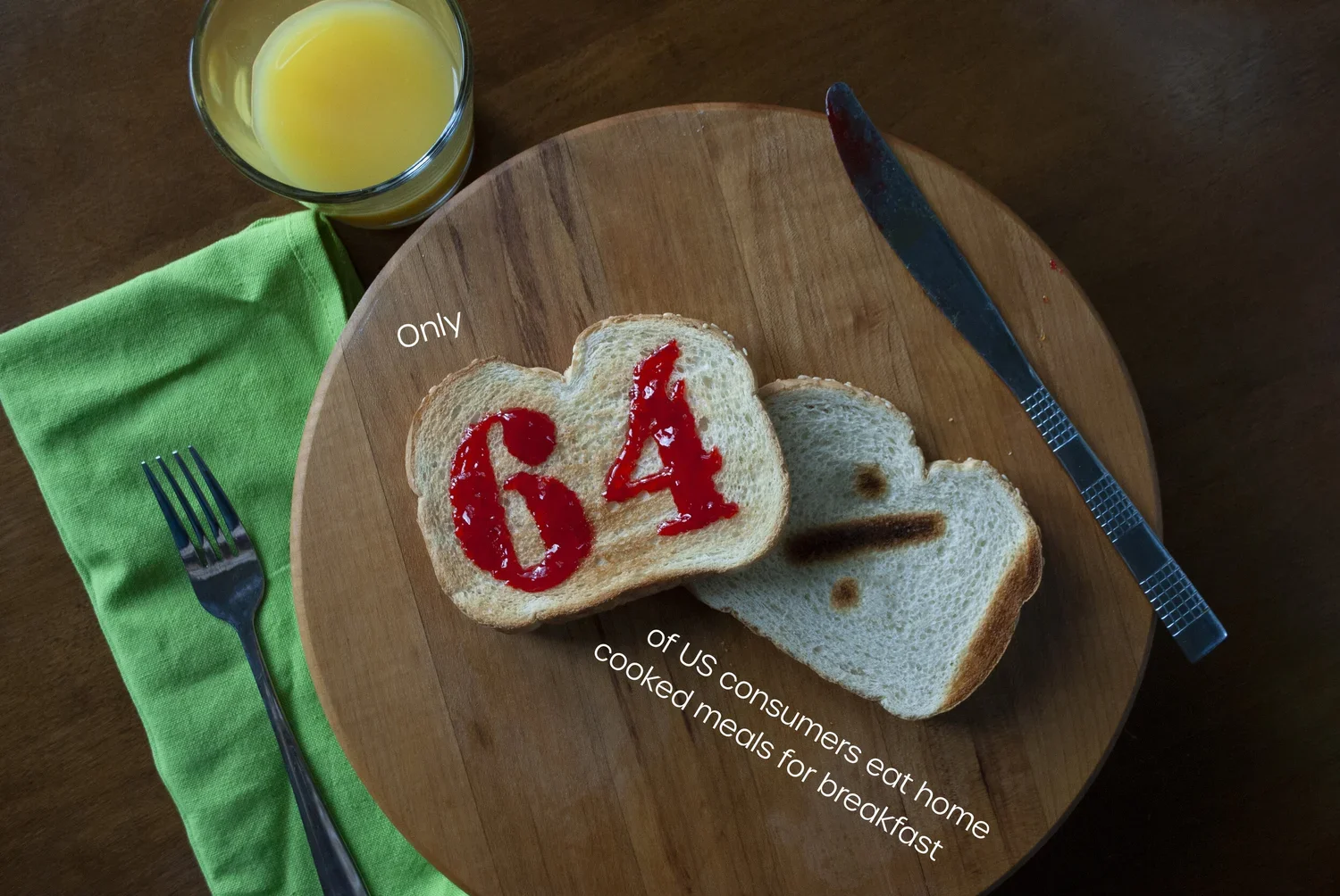 Hand-done Food Typography