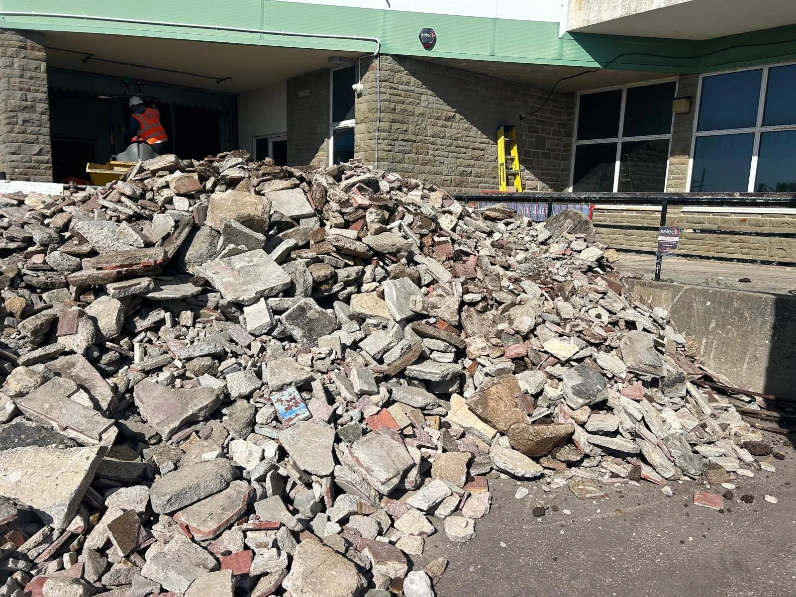 Construction work on Gympanzees new centre (Image credit: Gympanzees).