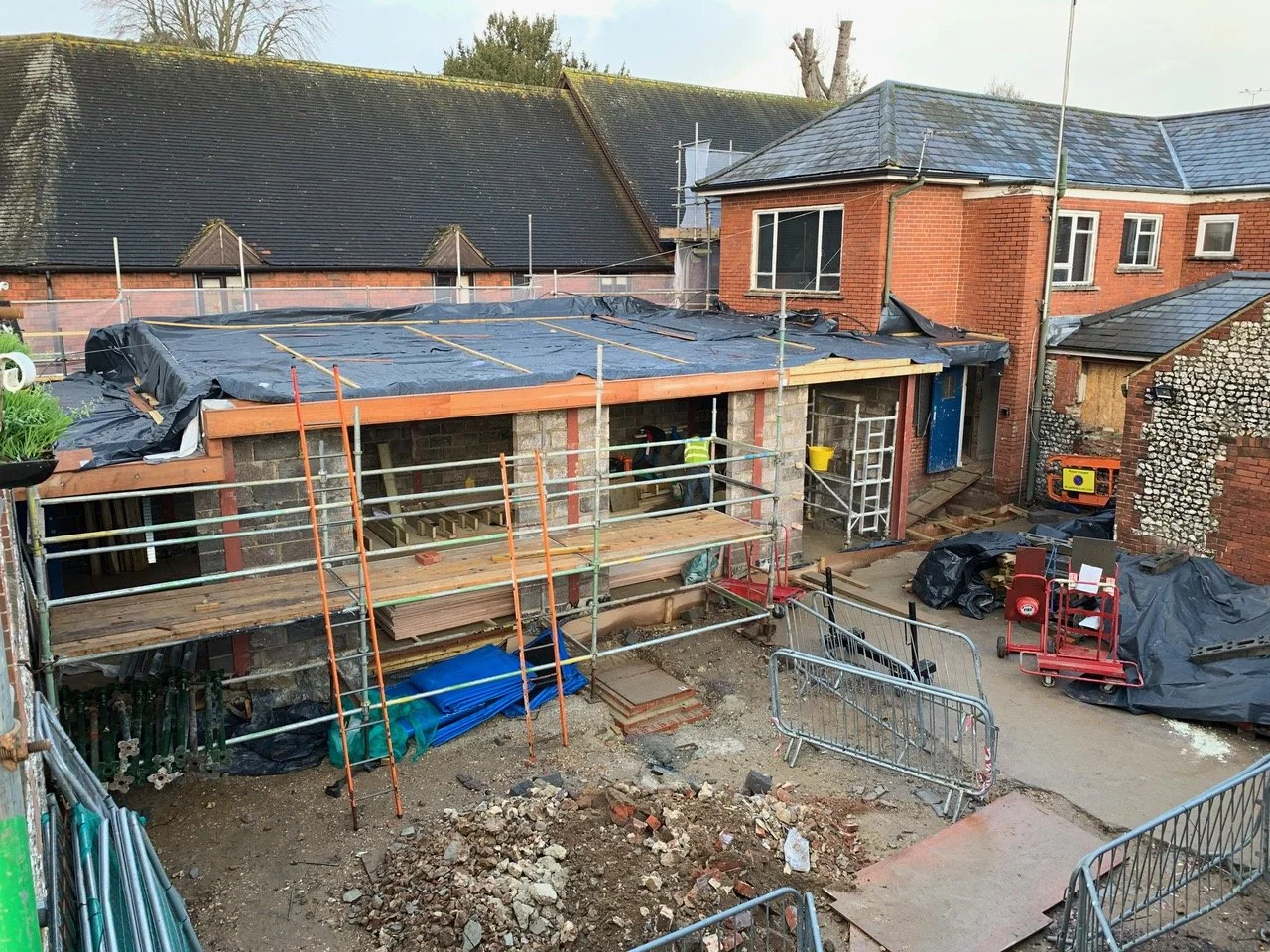 New gallery under contsruction. (Image credit: PM&amp;AG).
