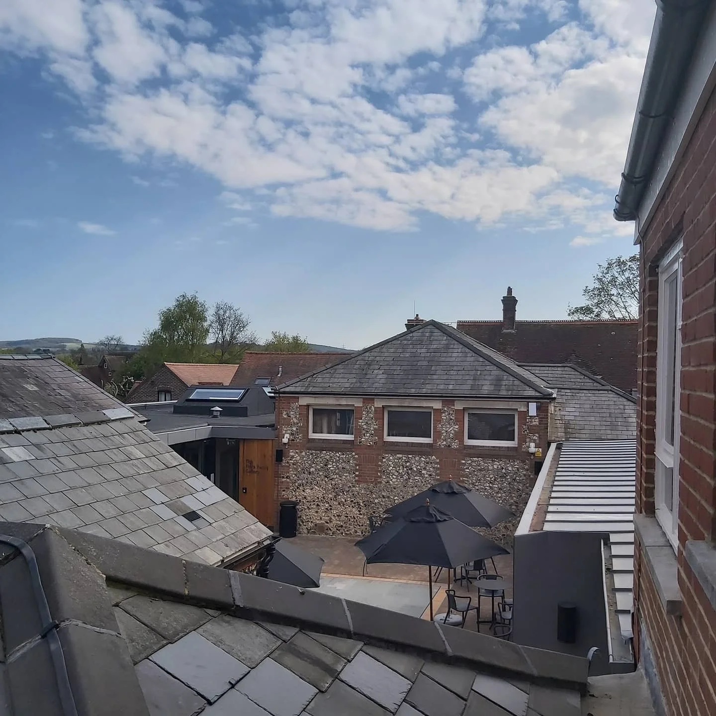 Couertyard from Police Station upstairs. (Image credit: PM&amp; AG).