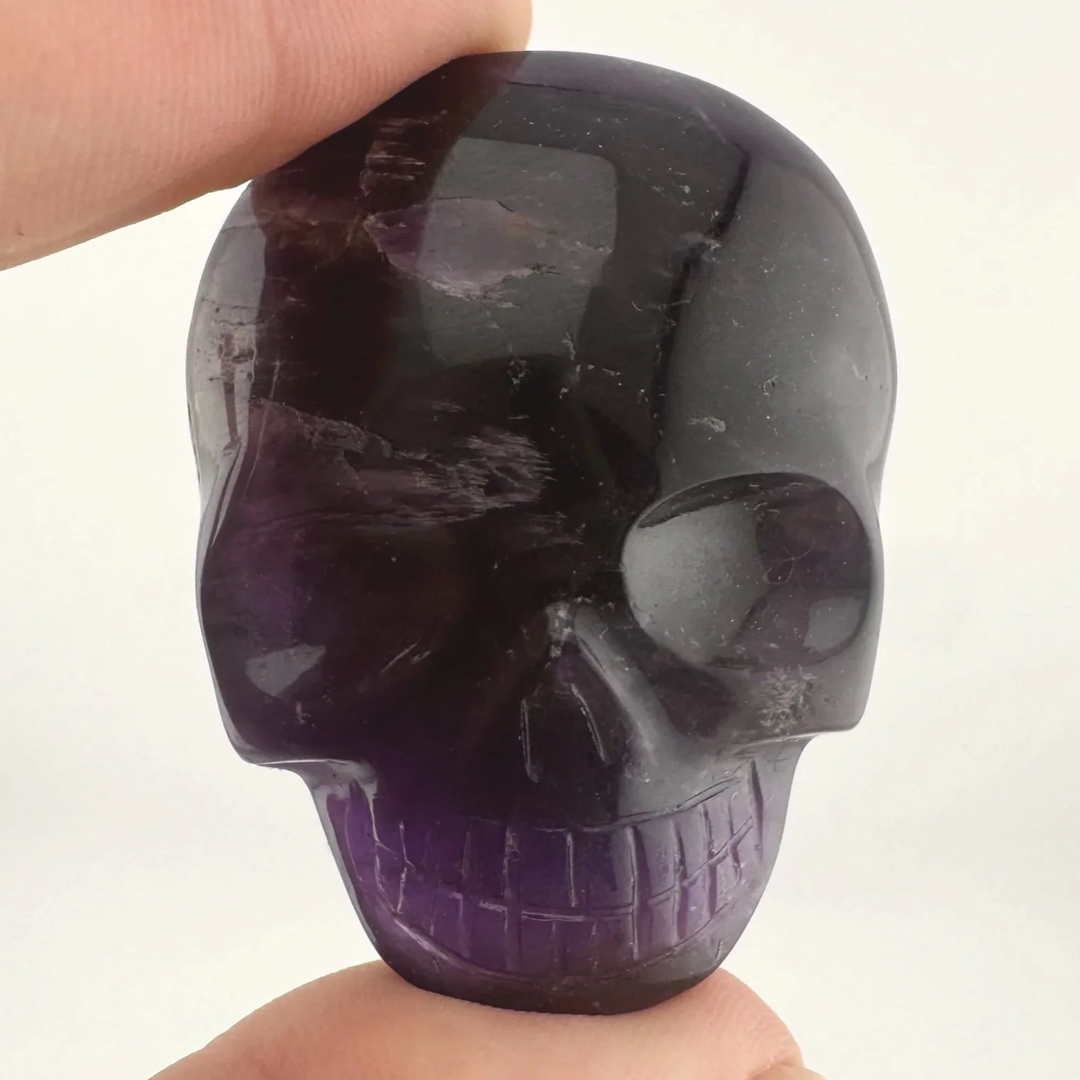 Leandro de Souza Amethyst Magical Child Palm Skull