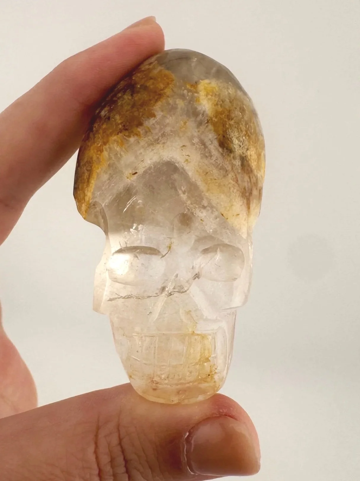 Igor de Souza Candle Quartz Shaman Skull