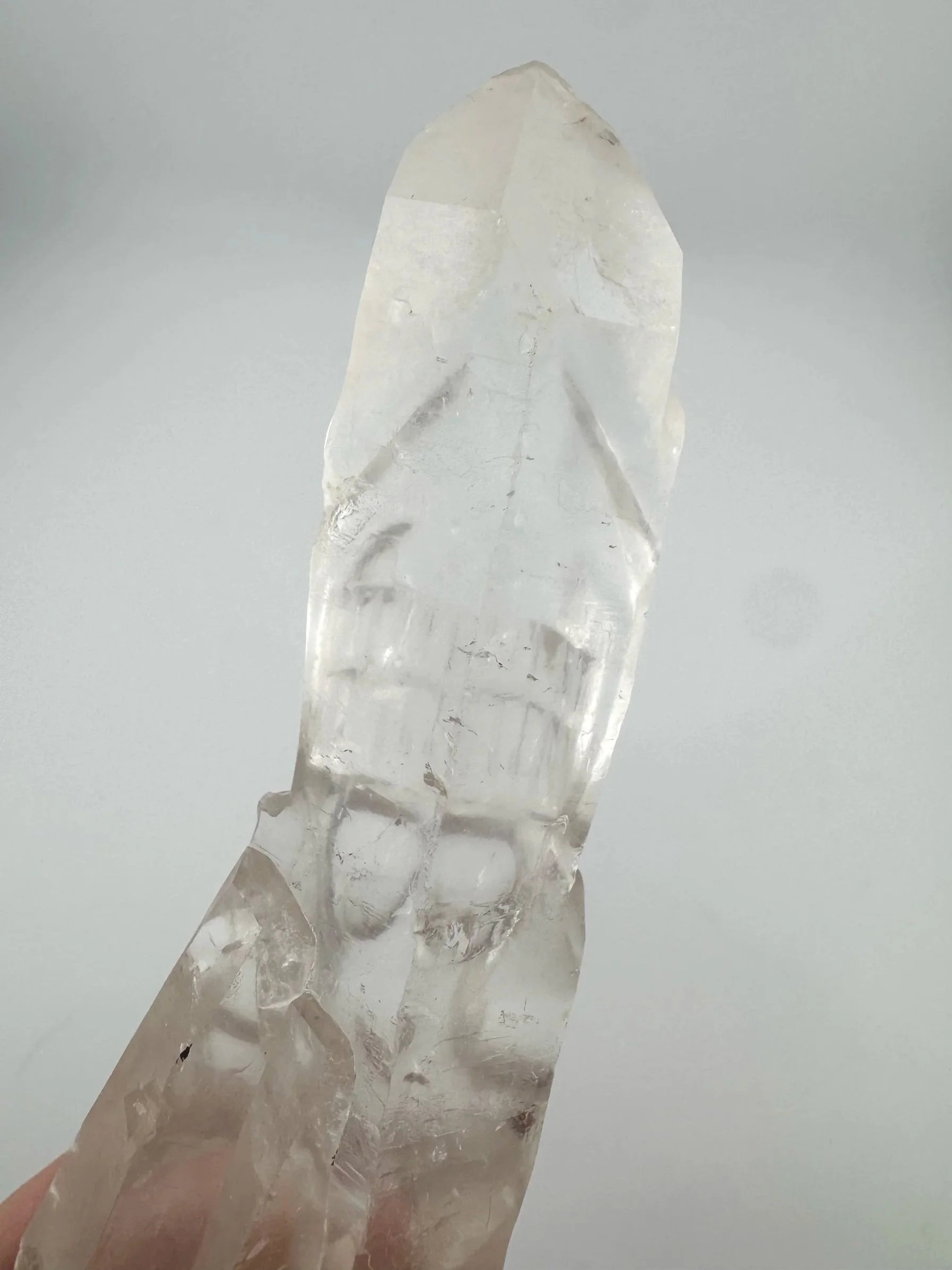 Leandro de Souza Cathedral Quartz Shaman Skull Wand