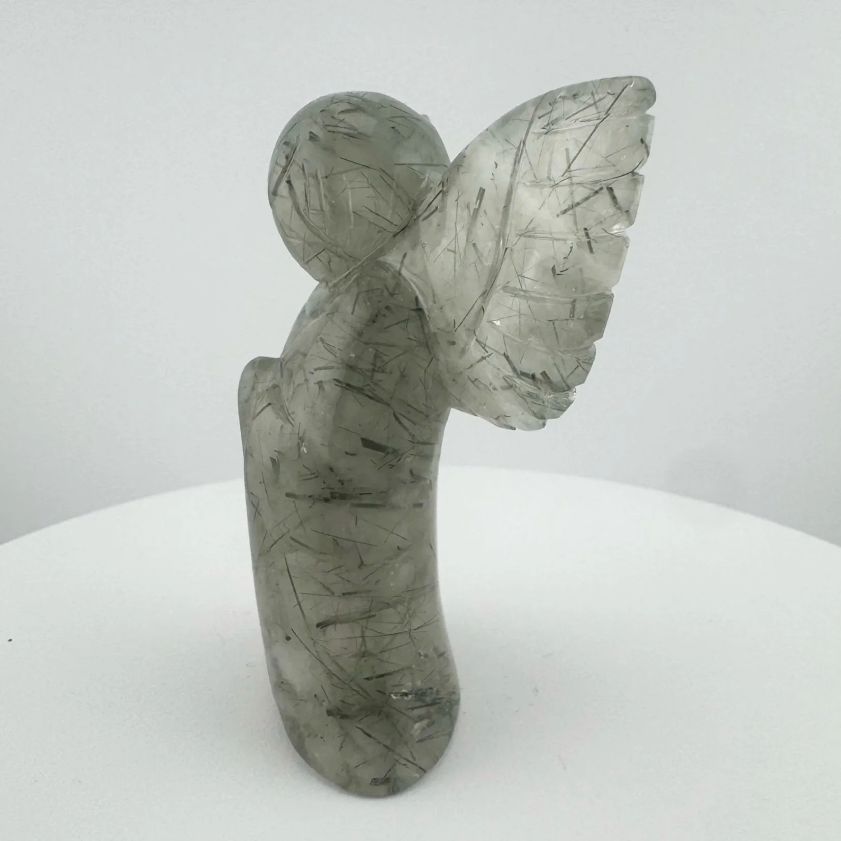 Leandro de Souza Epidote in Quartz Angel