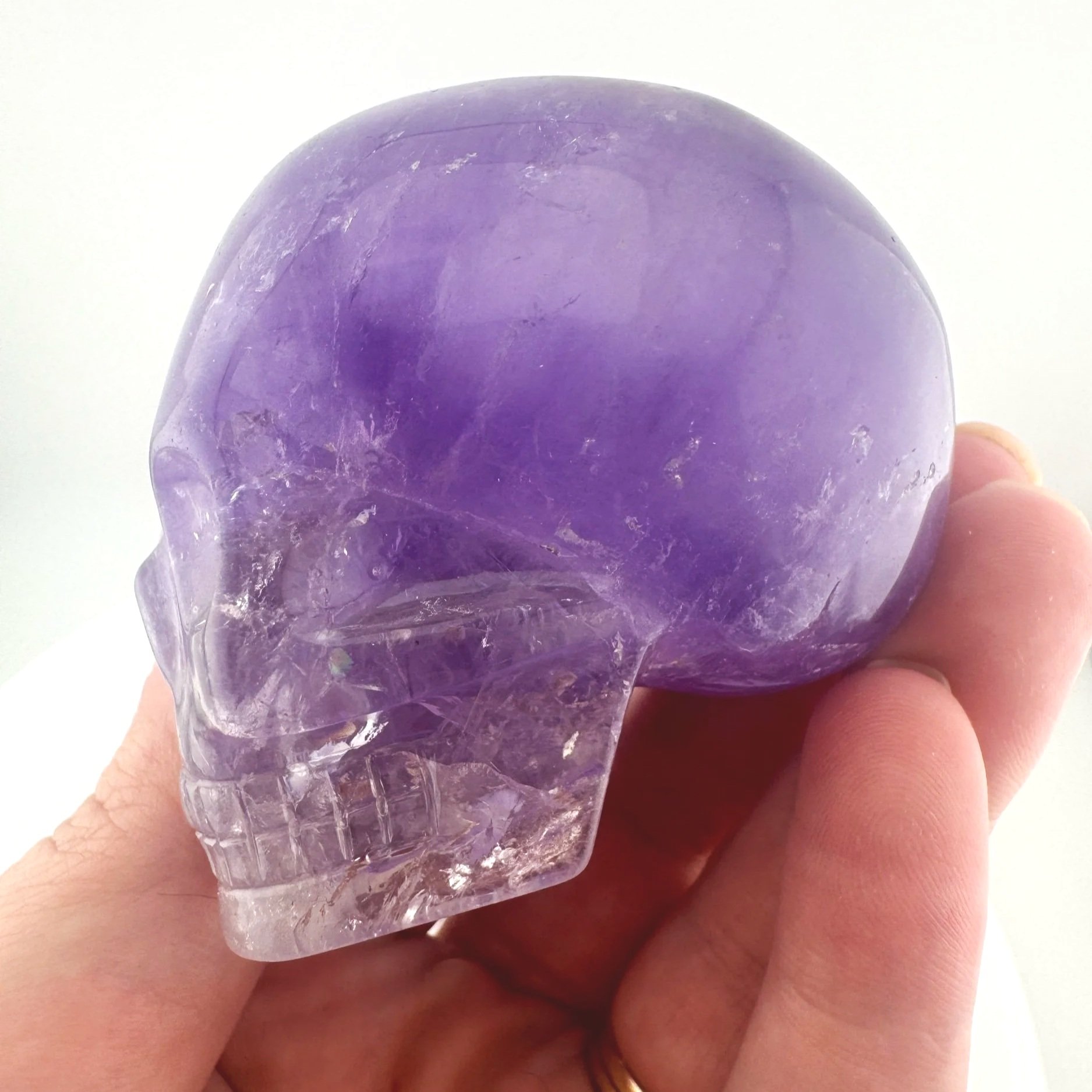 Leandro de Souza Amethyst with Citrine Skull