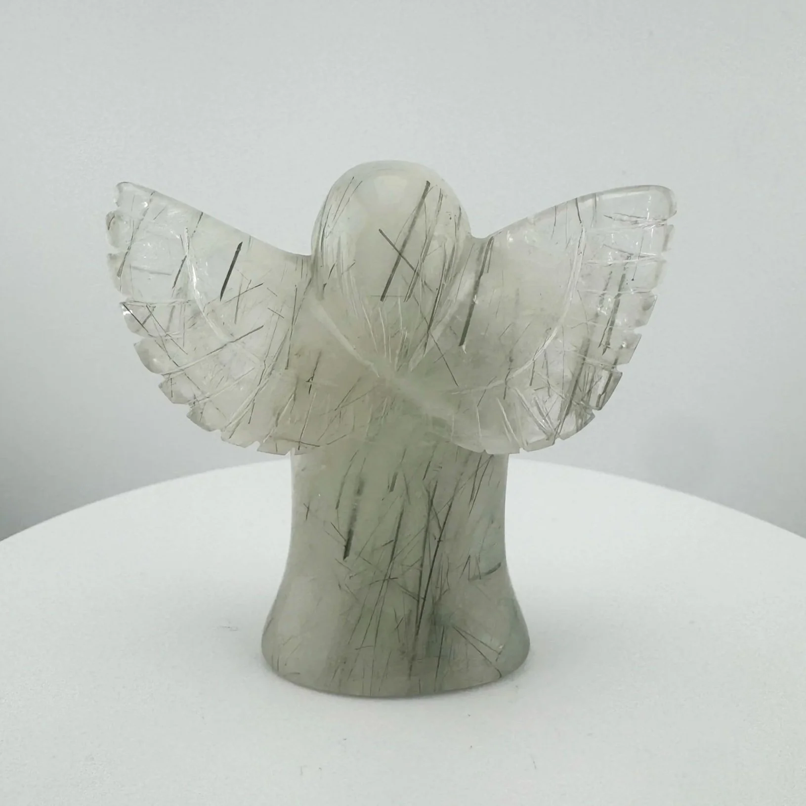 Leandro de Souza Epidote in Quartz Angel