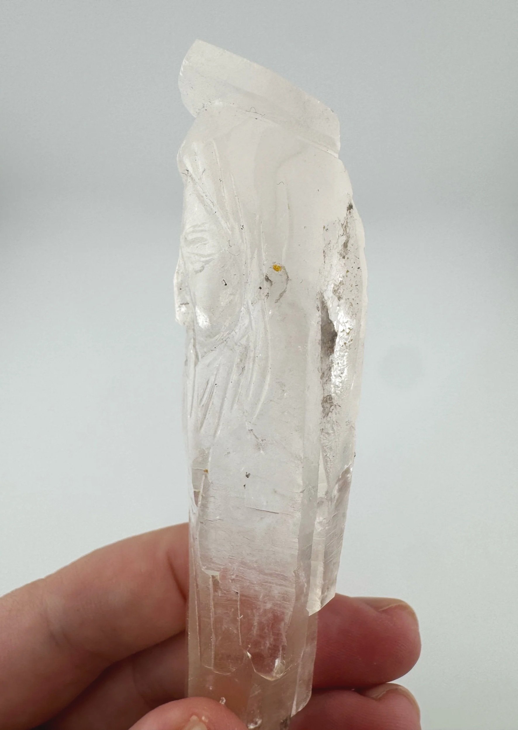 Leandro de Souza Cathedral Quartz Jesus Wand