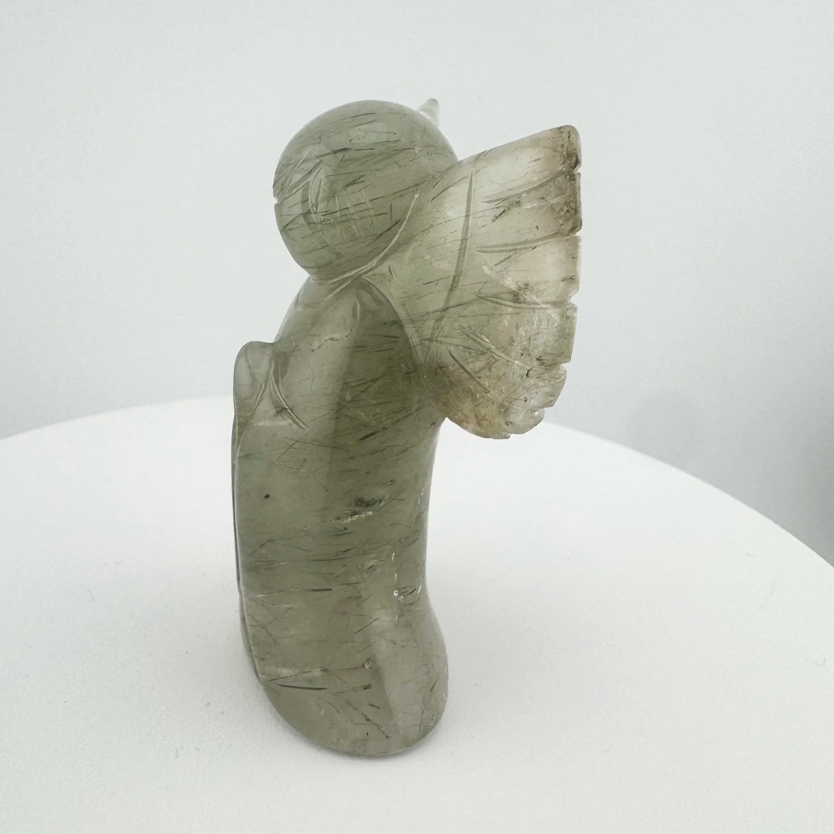 Leandro de Souza Epidote in Quartz Angel