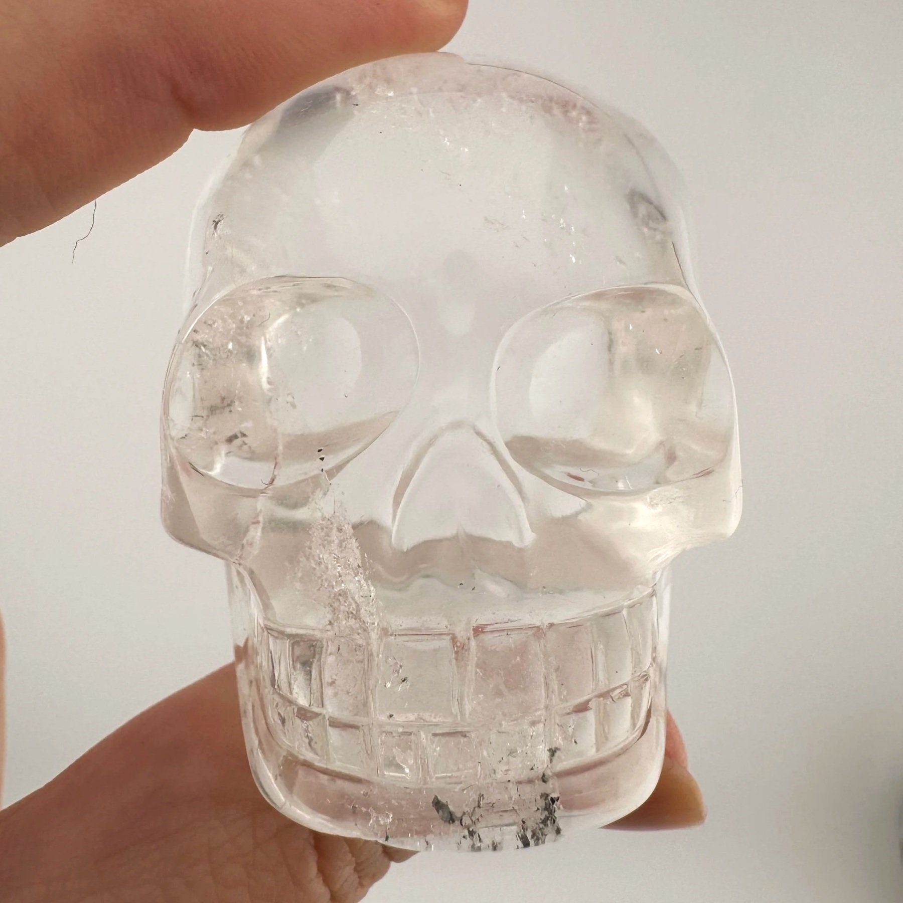Leandro de Souza Gem Sirius Quartz Bizoin Skull