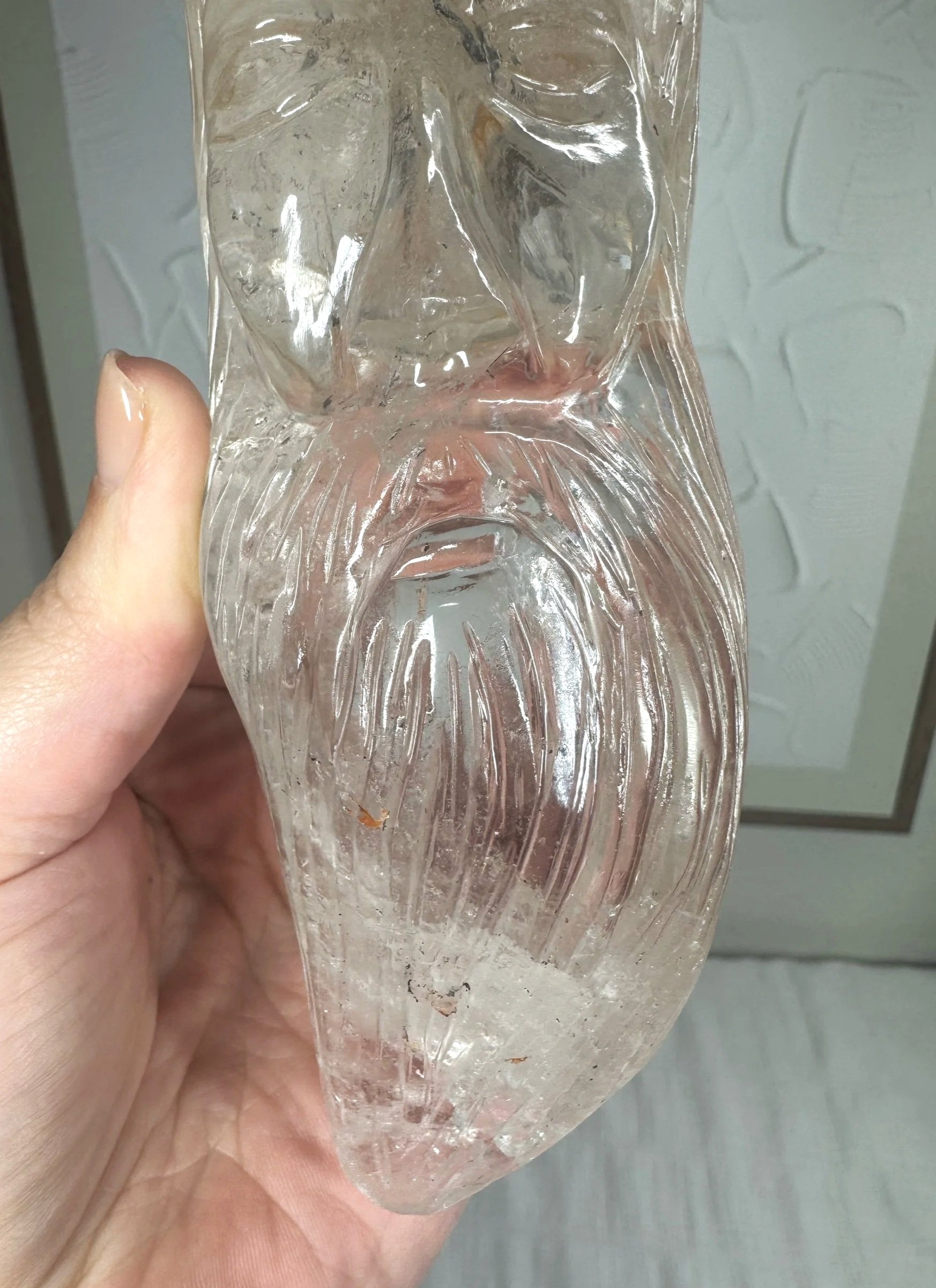 Leandro de Souza Cathedral Quartz Jesus Wand