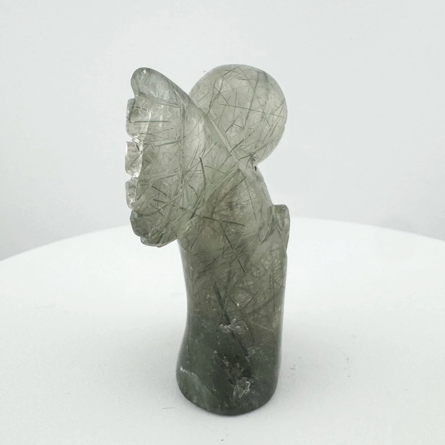Leandro de Souza Epidote in Quartz Angel