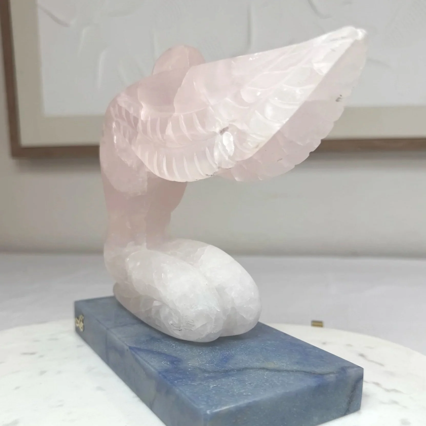 Leandro de Souza Praying Angel Sculpture