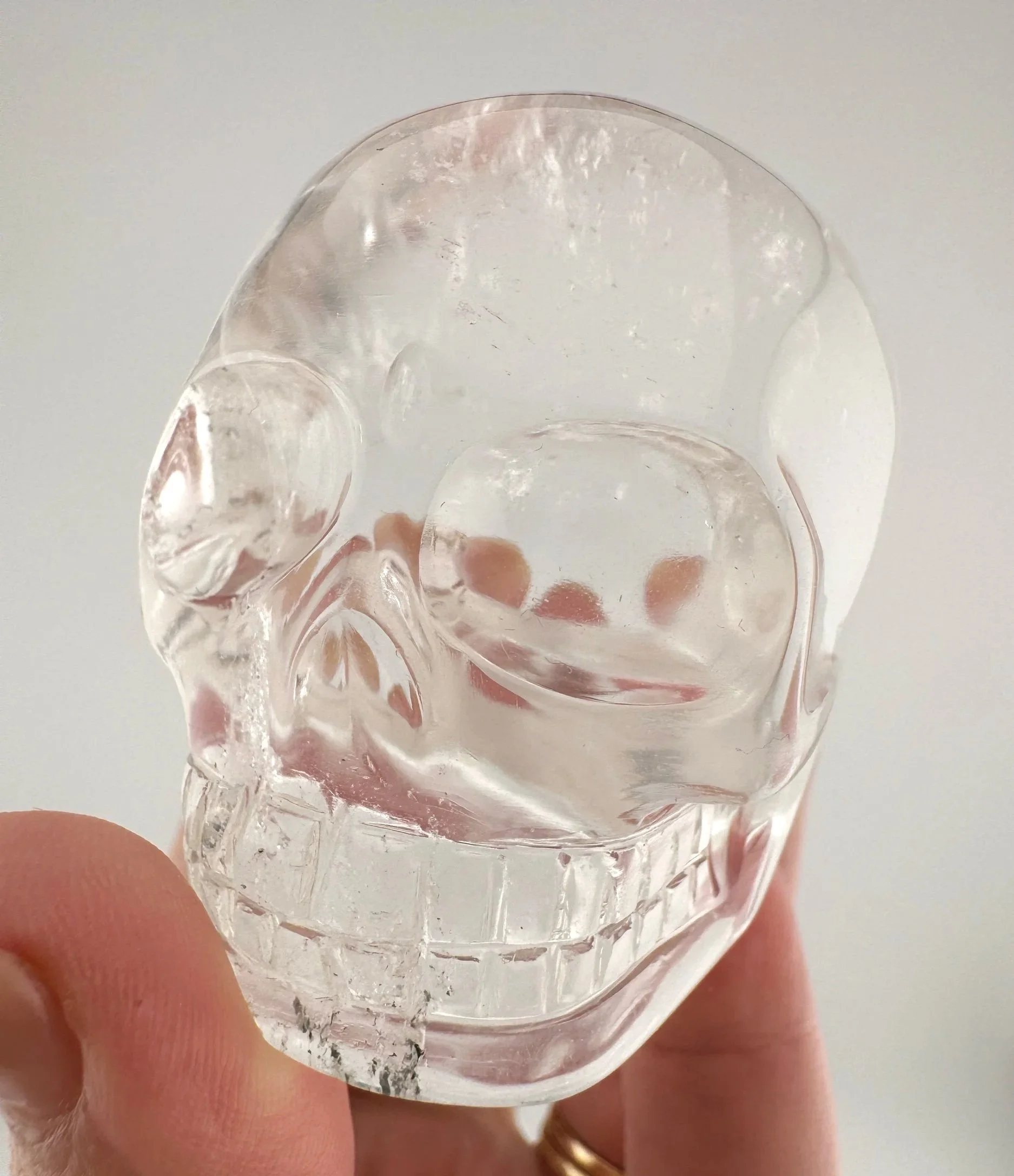 Leandro de Souza Gem Sirius Quartz Bizoin Skull