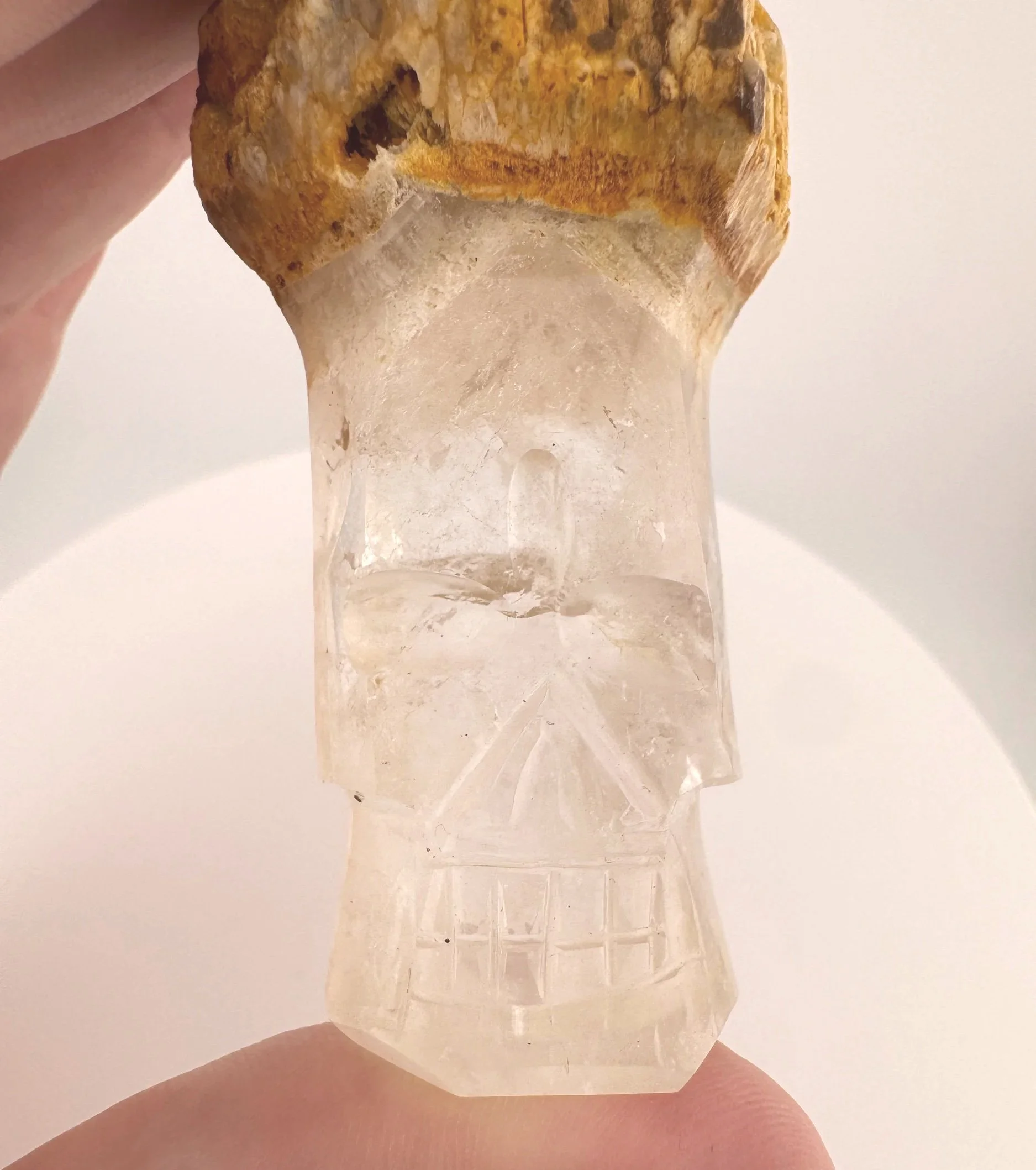 Igor de Souza Candle Quartz Shaman Skull