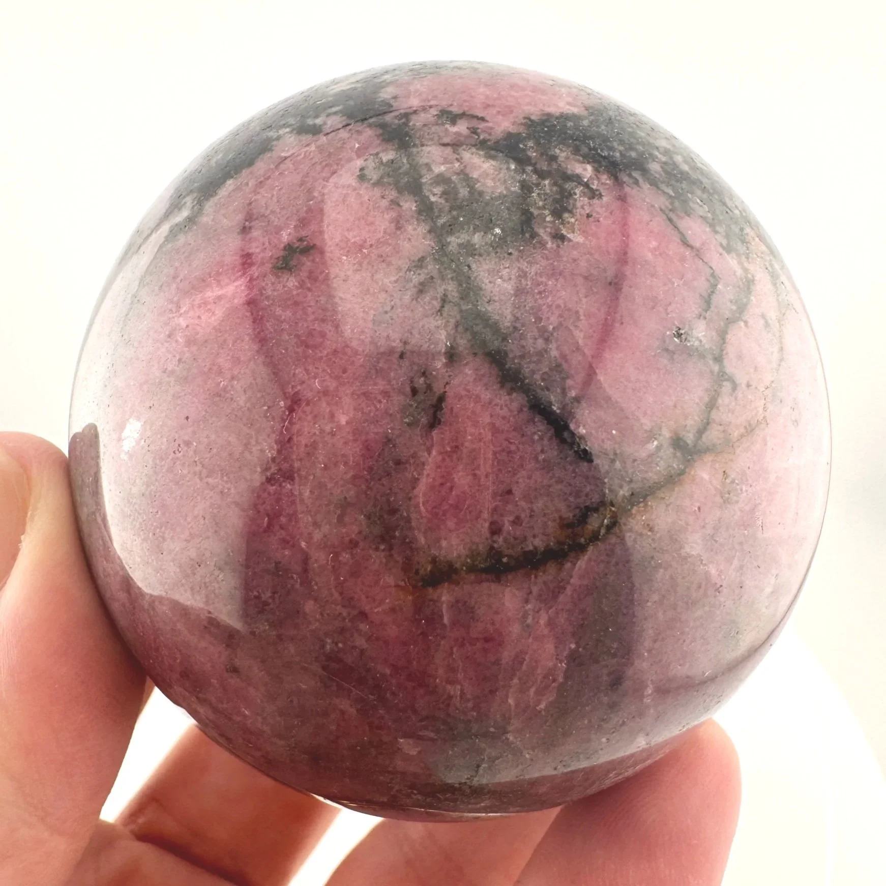 Leandro de Souza Rhodonite Sphere