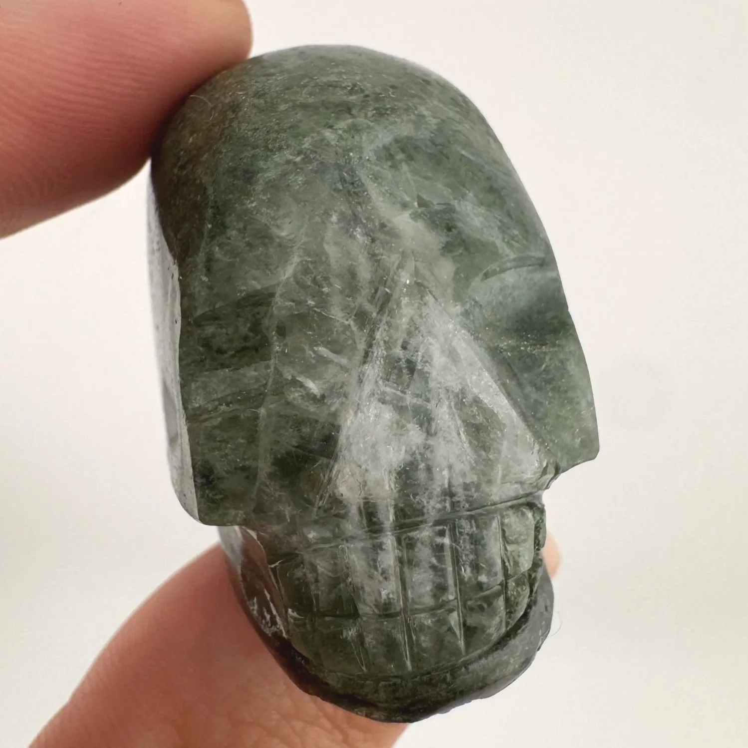 Igor de Souza Green Epidote Skull