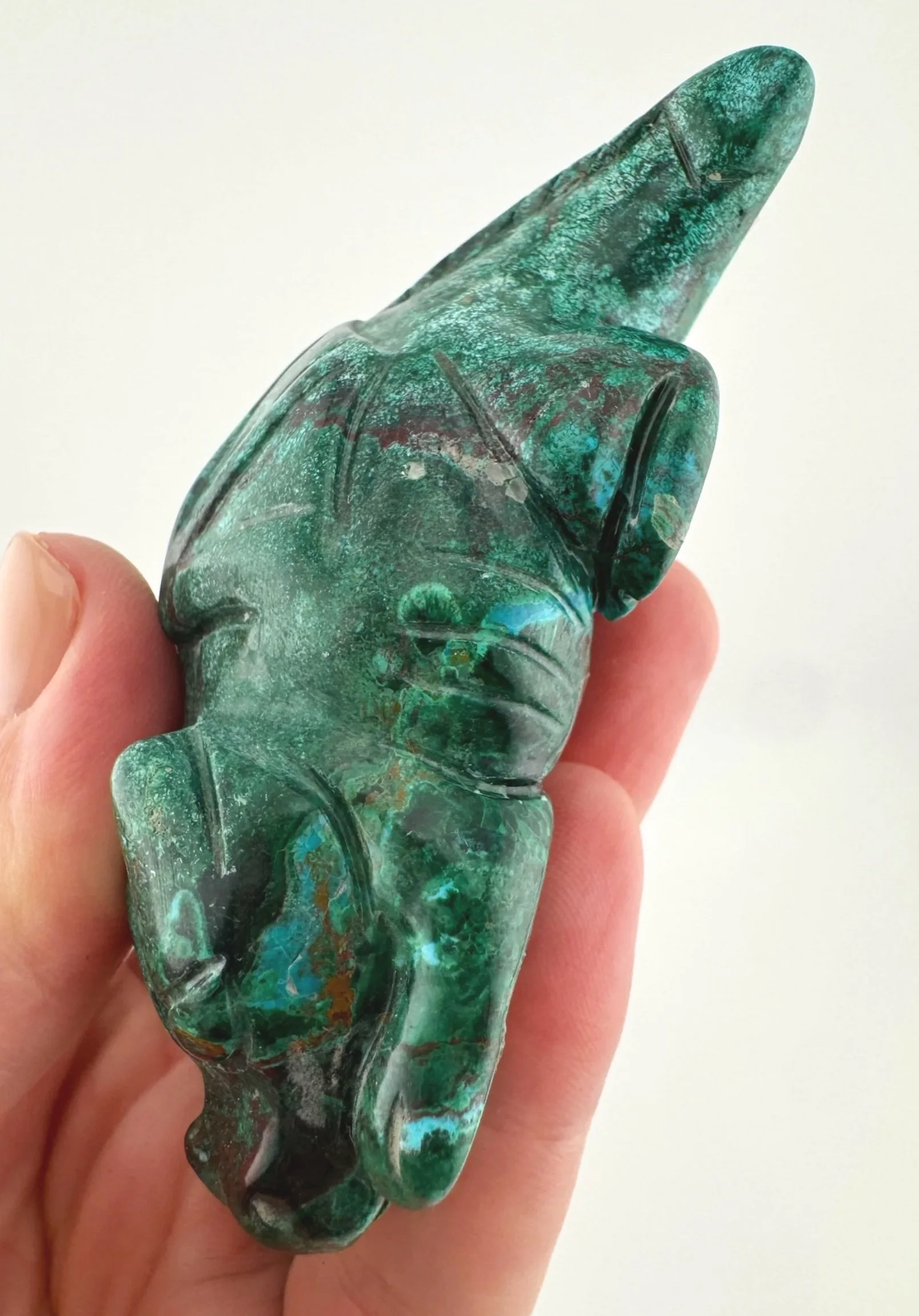 Leandro de Souza Malachite Chrysocolla Dodo Dragon
