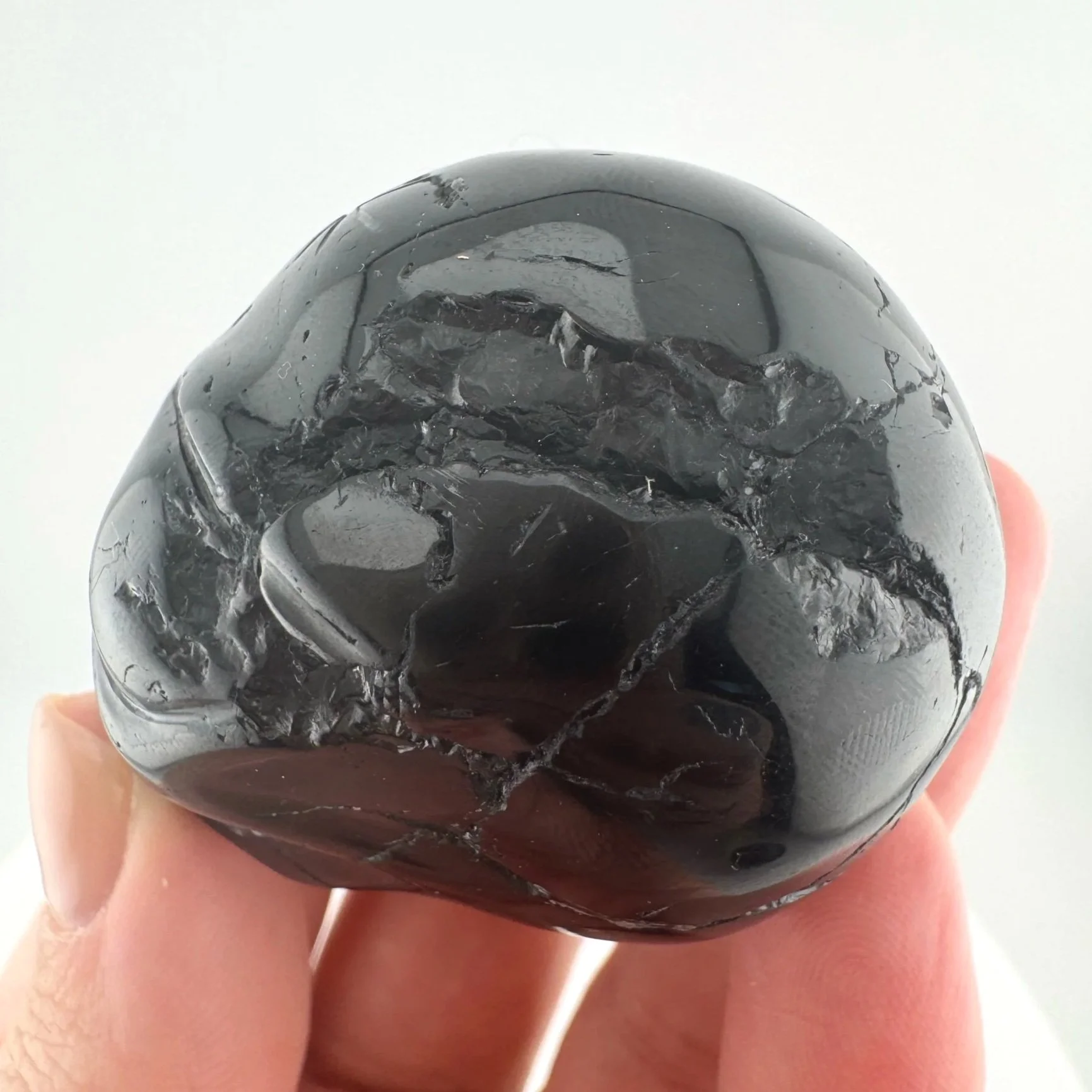 Leandro de Souza Black Tourmaline Star Being Skull