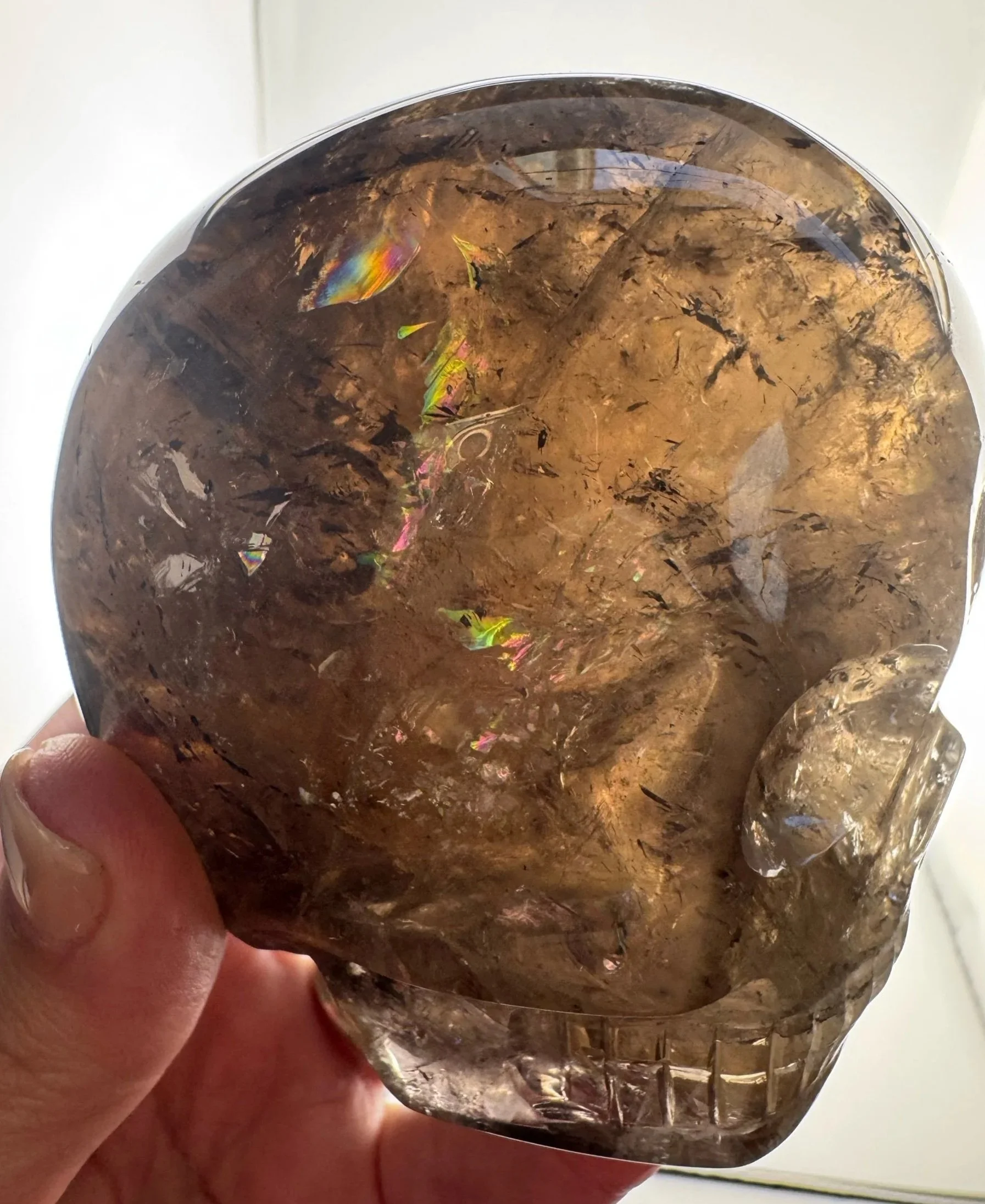 Leandro de Souza Smoky Quartz Magical Child Skull