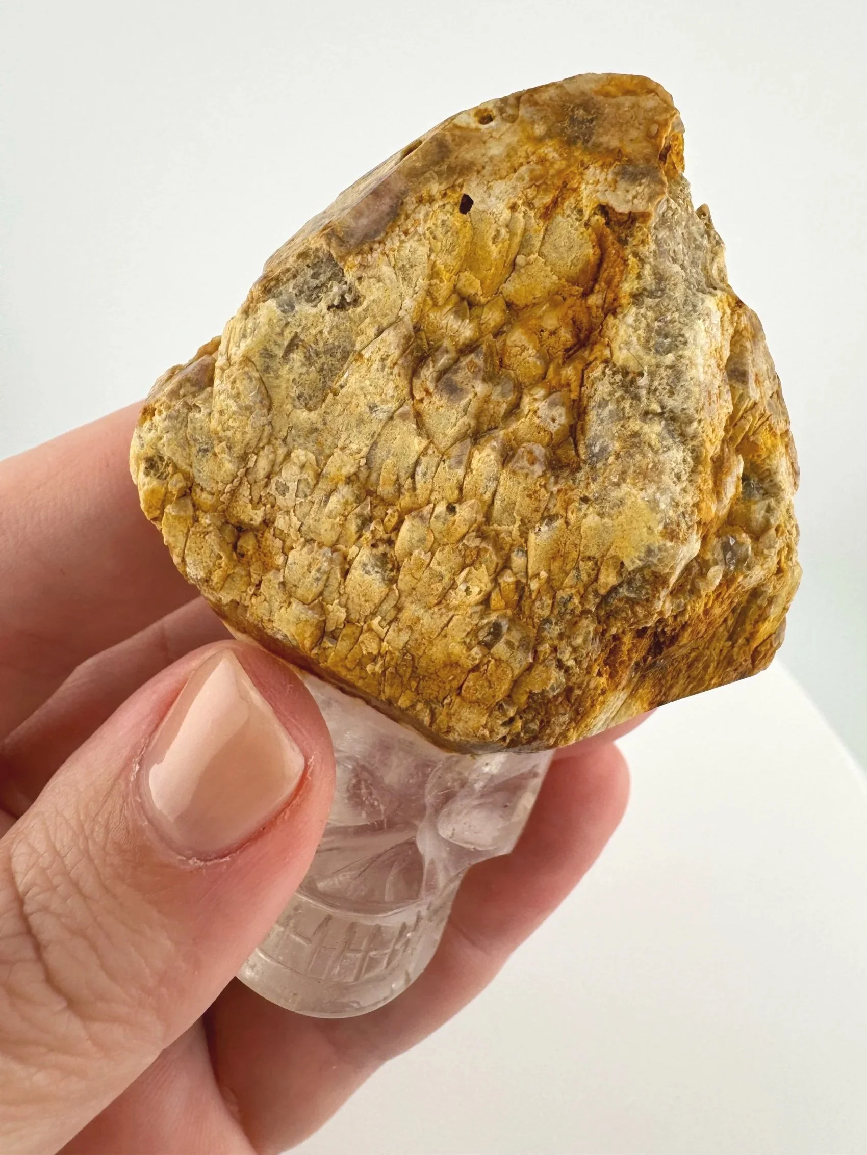 Igor de Souza Candle Quartz Shaman Skull