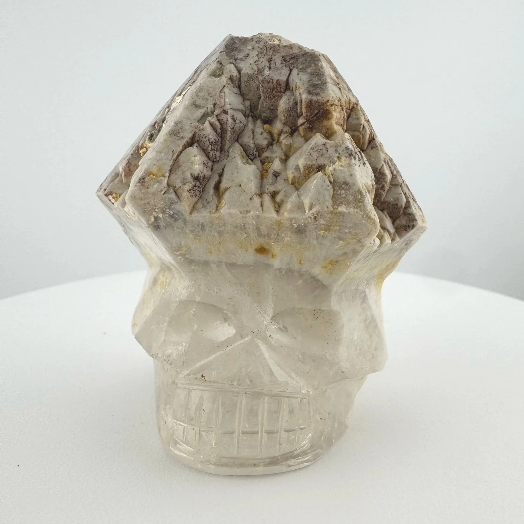 Igor de Souza Candle Quartz Shaman Skull